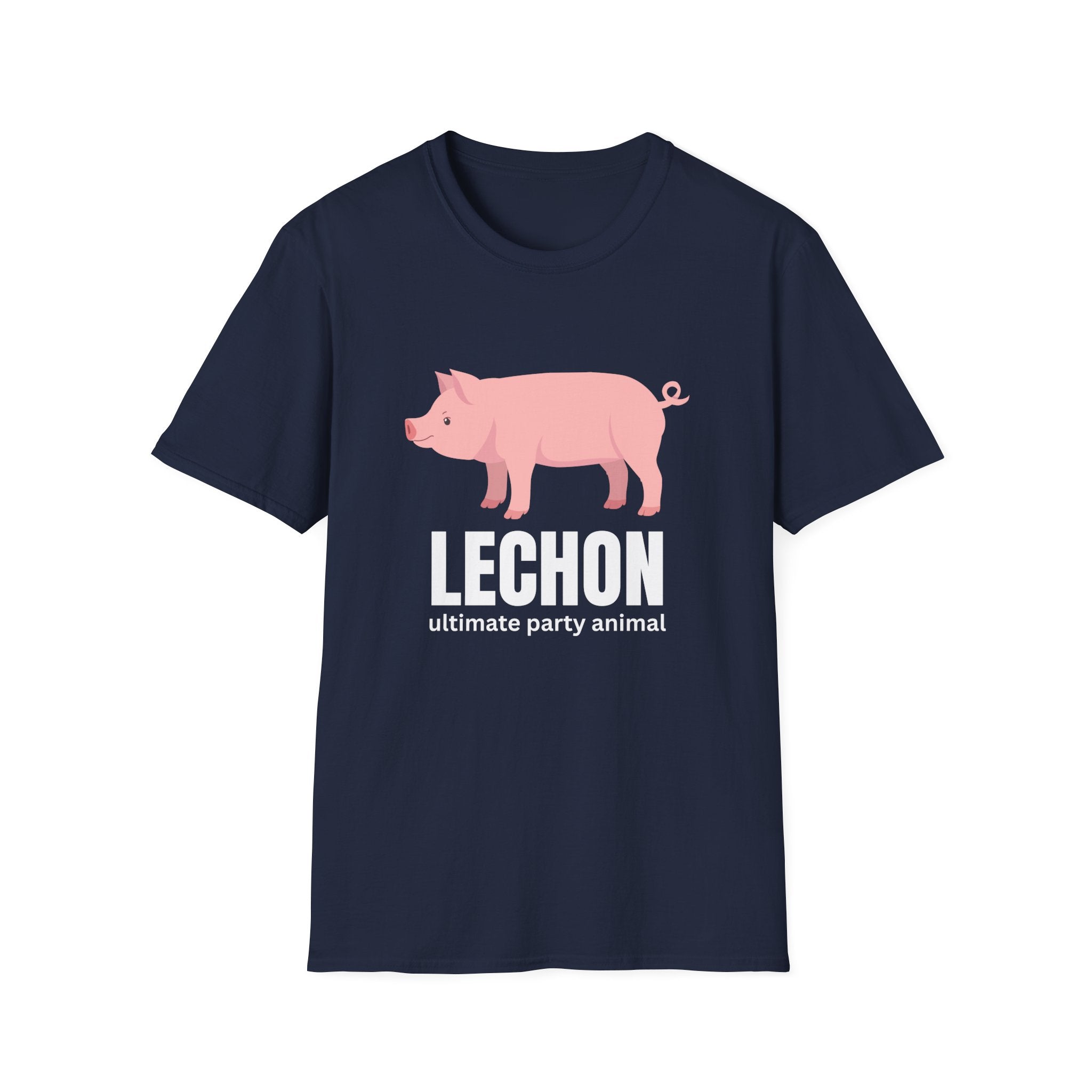 Lechon Pig T-Shirt — “Lechon: ultimate party animal” Funny Filipino Roast Pork Tee