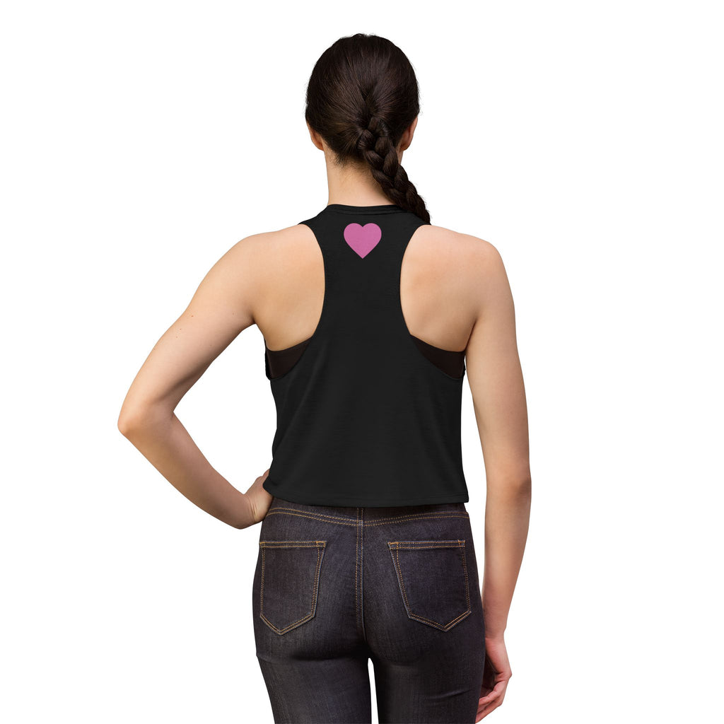 Mommy's Village Floral Crop Top — Mom Gift Mother's Day Shirt