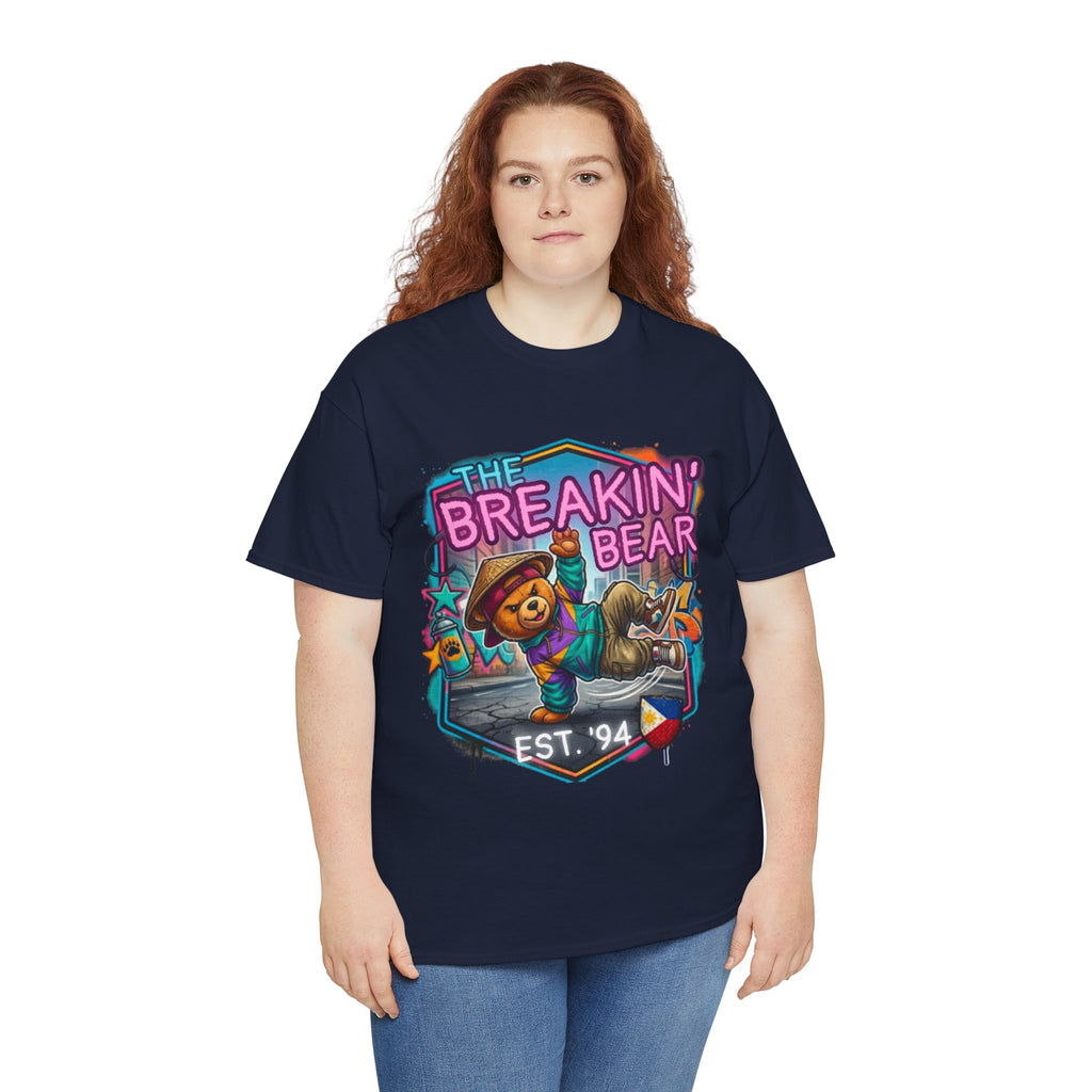 Breakin' Bear Graphic Tee — 'The Breakin' Bear' Est. '94 Retro Streetwear Filipino