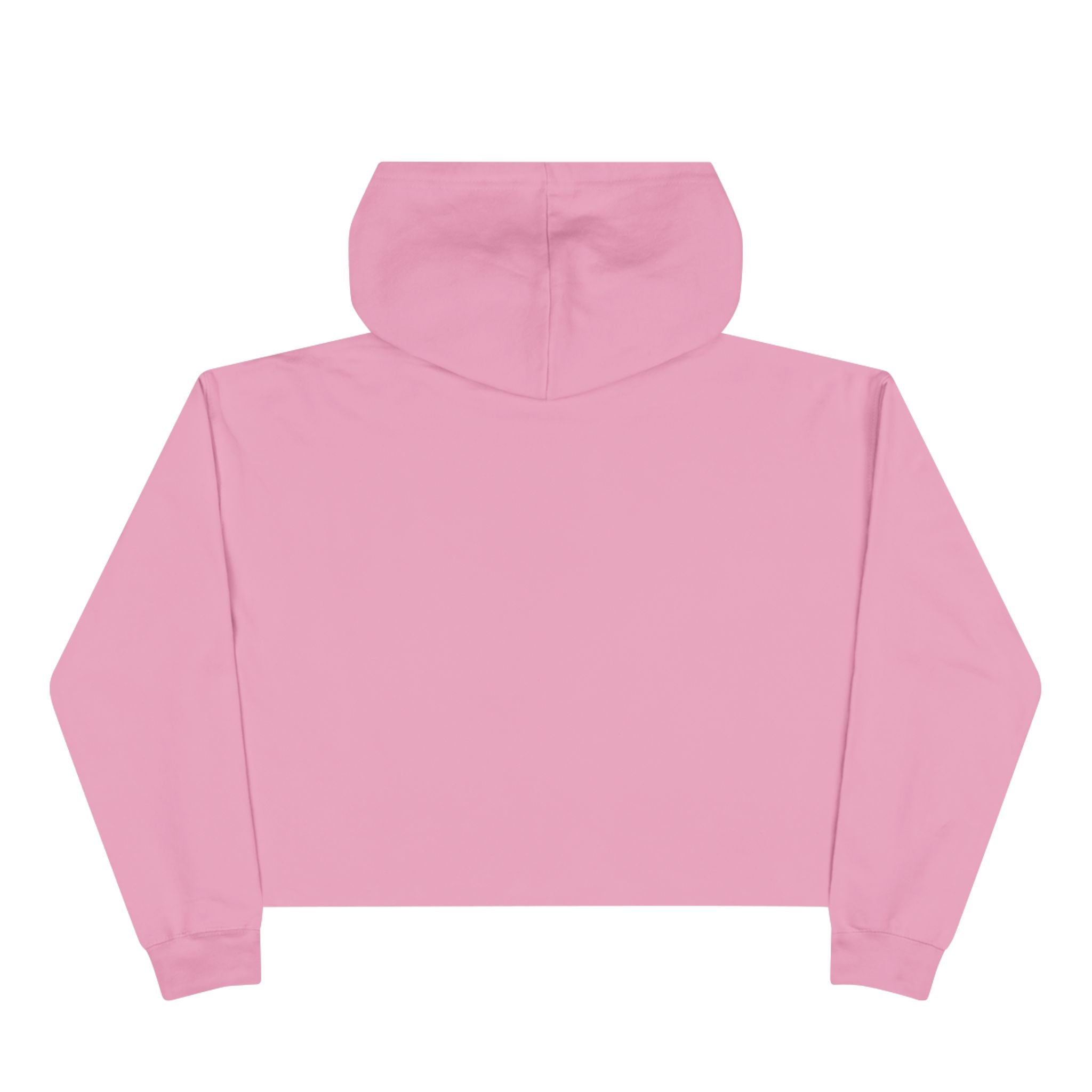 Cropped Hoodie — Sunburst Floral Graphic (Yellow Hibiscus)