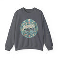 Mommy's Village Floral Crewneck Sweatshirt — Mom Life Cozy Pullover