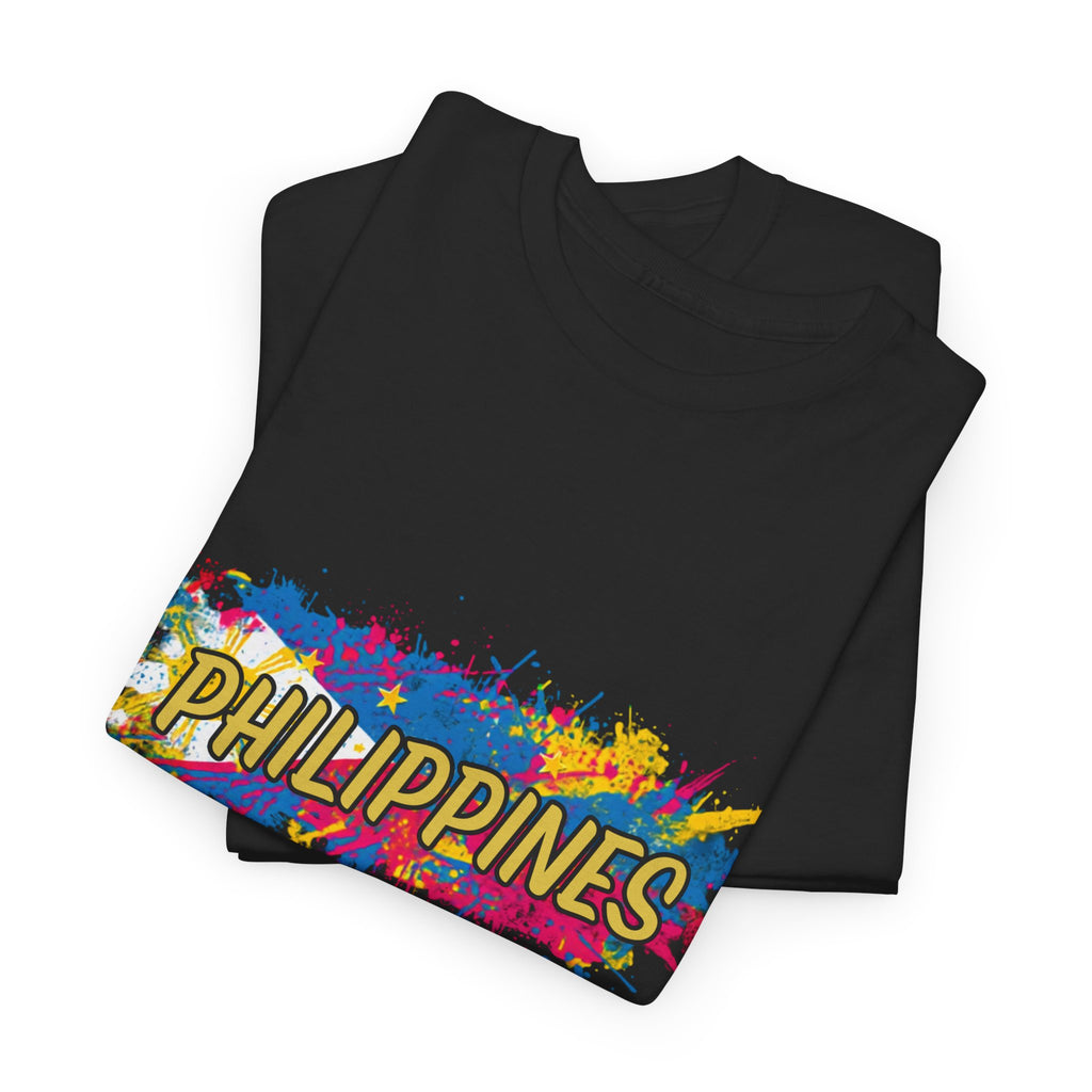 Philippines Color Splash T‑Shirt — Vibrant Filipino Pride Tee