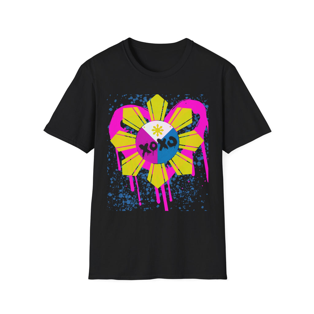 Pinay power Flower Graffiti T-Shirt bloom Tee