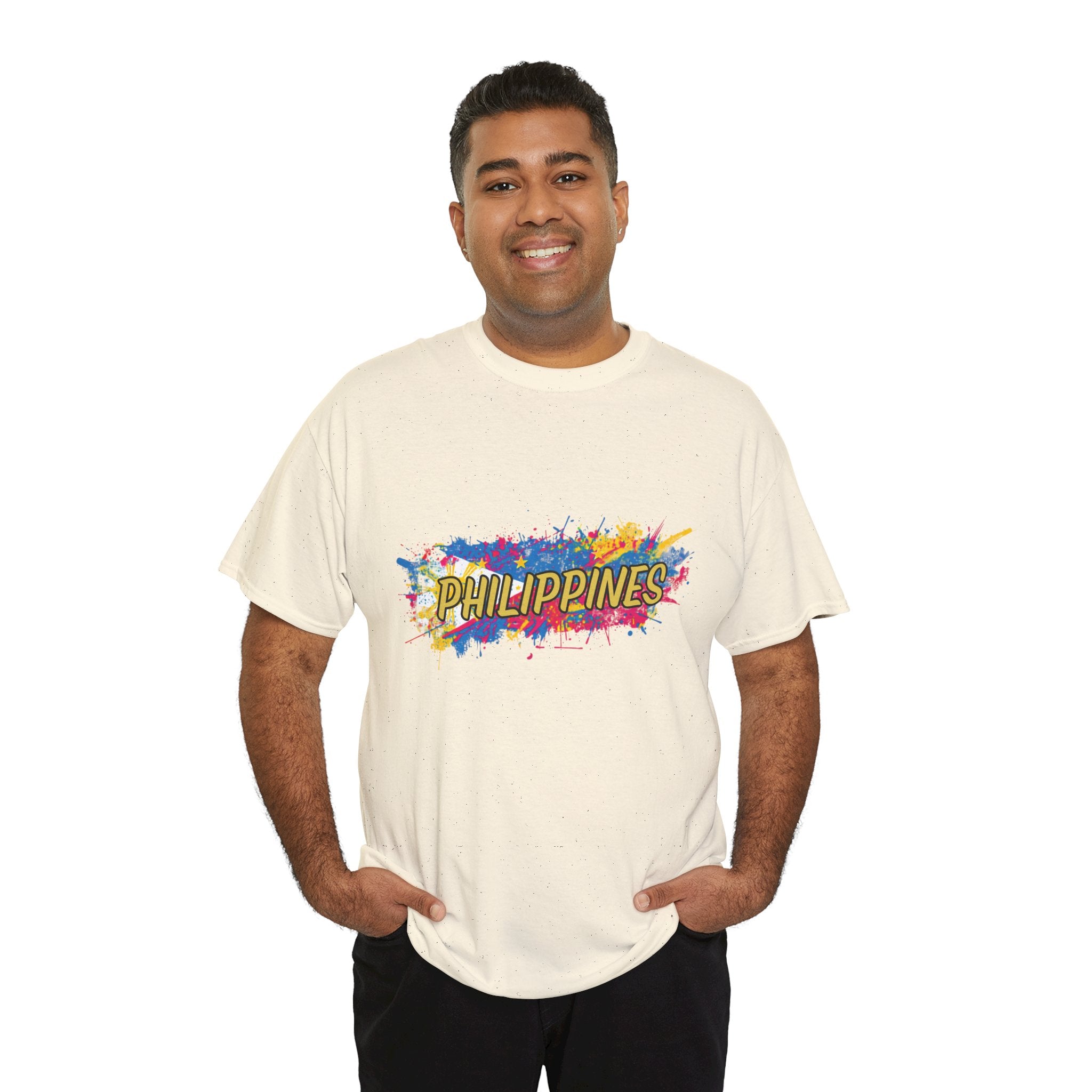 Philippines Color Splash T‑Shirt — Vibrant Filipino Pride Tee