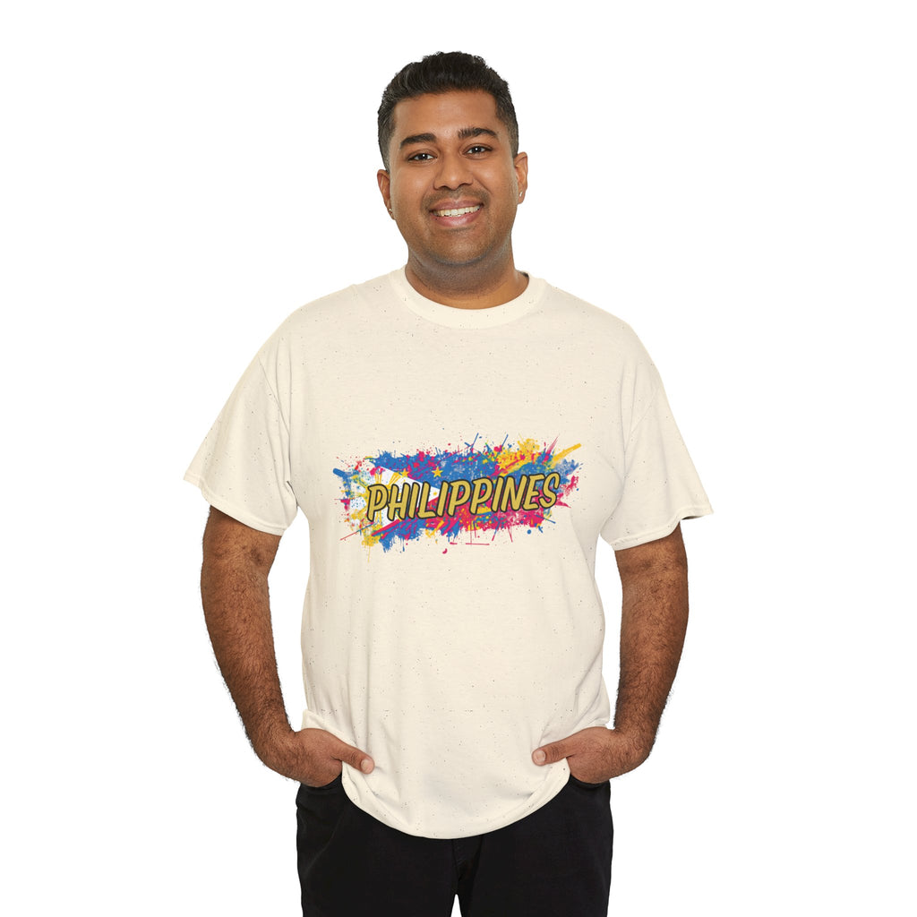Philippines Color Splash T‑Shirt — Vibrant Filipino Pride Tee