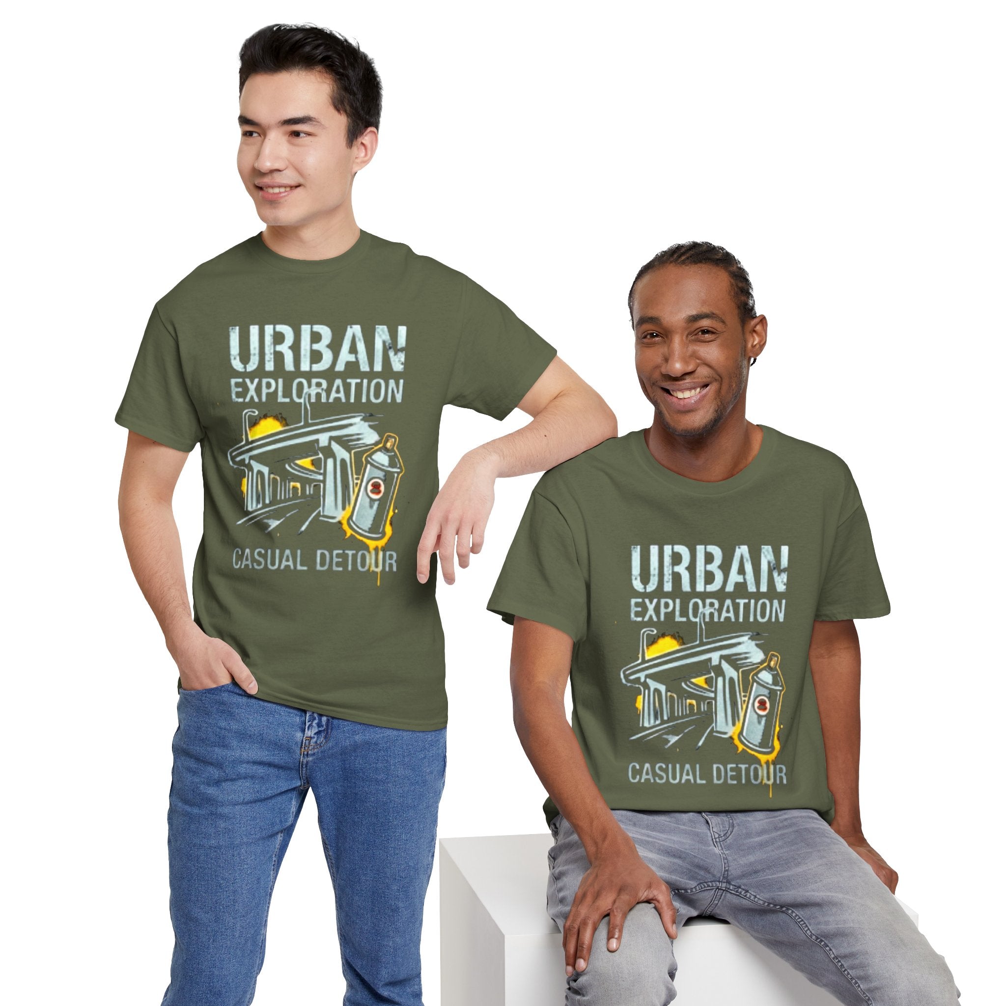 Urban Exploration T‑Shirt — 'Urban Exploration: Casual Detour' Street Adventure Tee