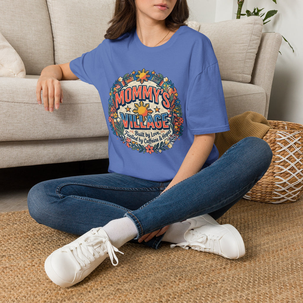 Mommy's Village T-Shirt — Philippines Sun Floral Mommy's Village Tee