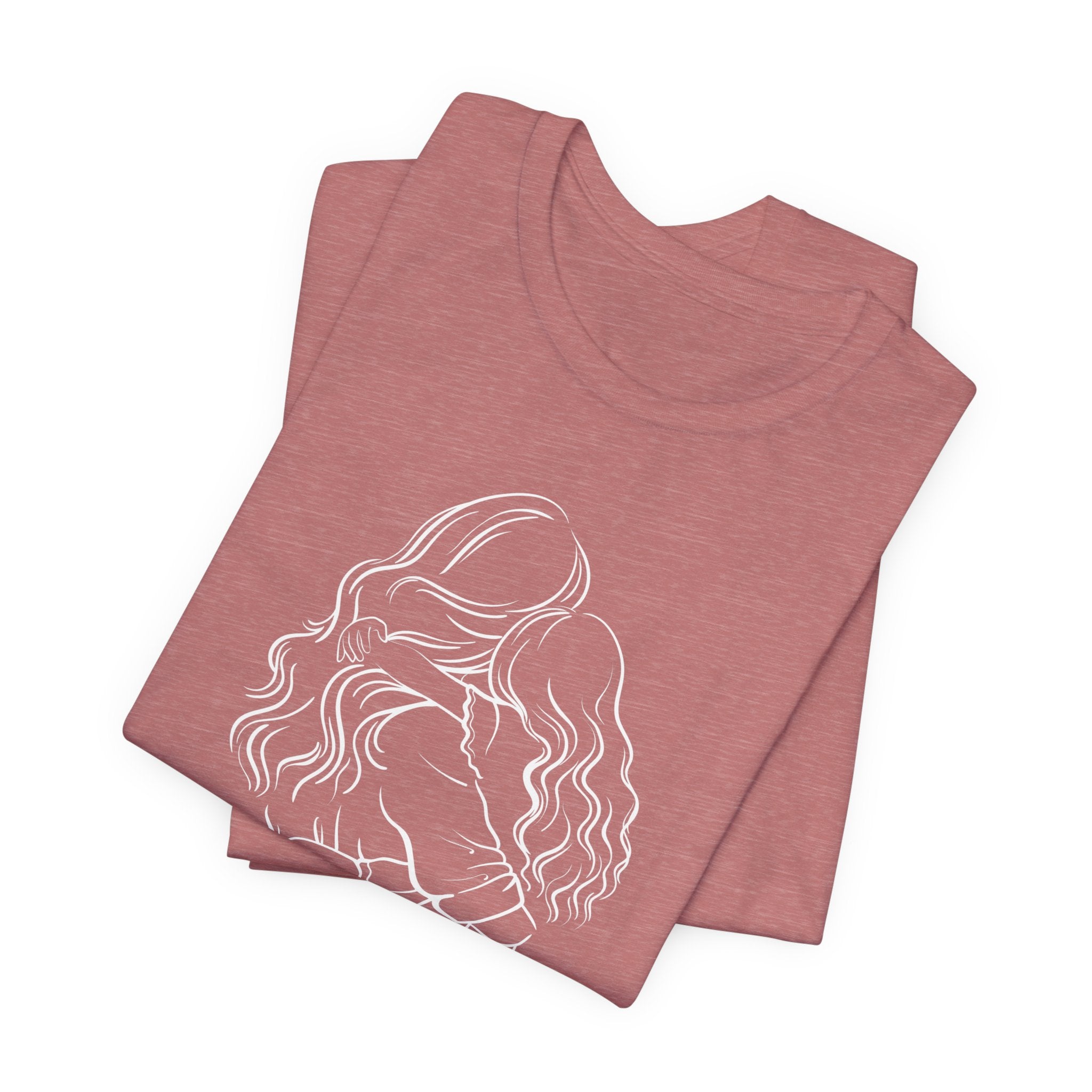 Endless Love Graphic Tee — Minimal Pink Script Mother & Daughter Romantic Shirt
