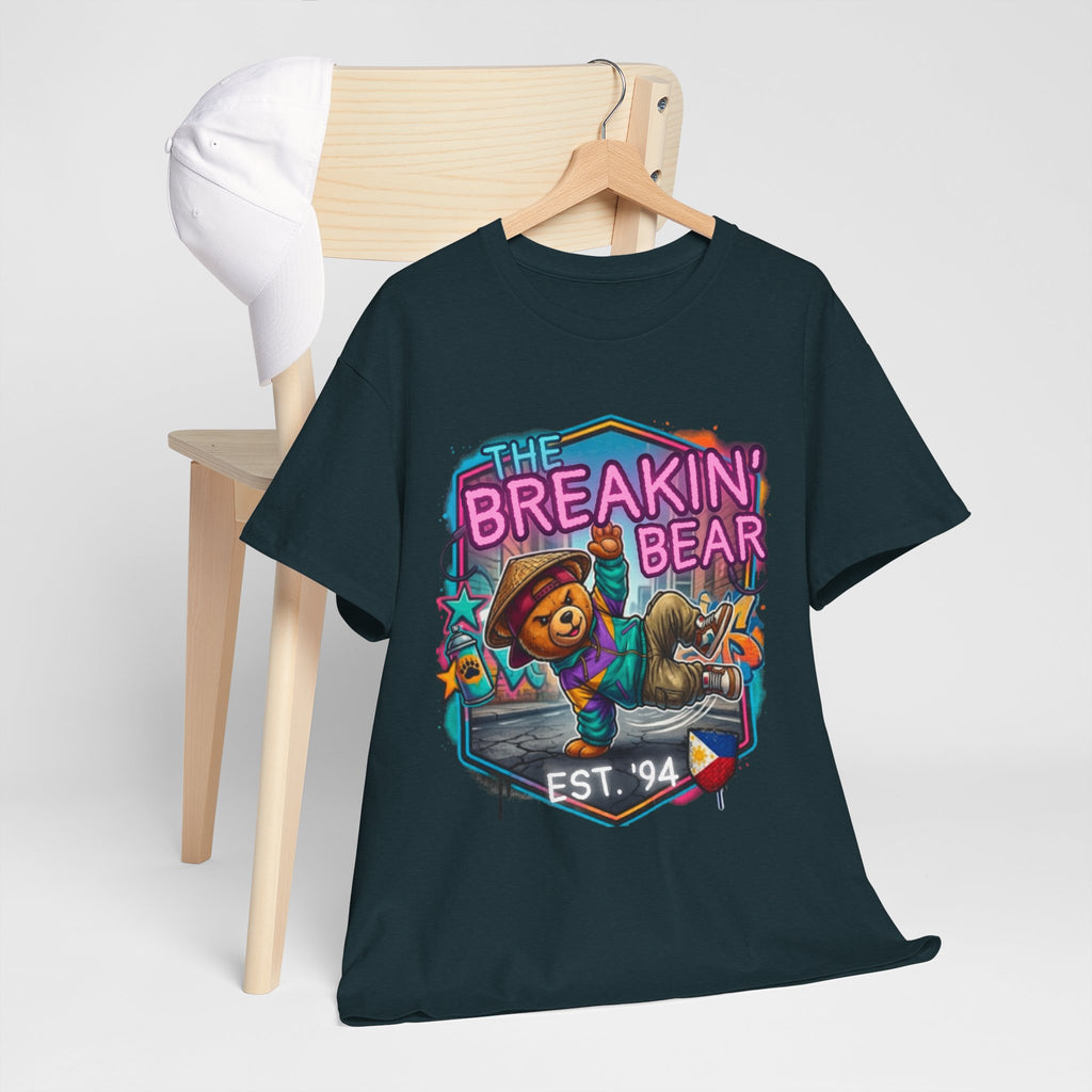 Breakin' Bear Graphic Tee — 'The Breakin' Bear' Est. '94 Retro Streetwear Filipino