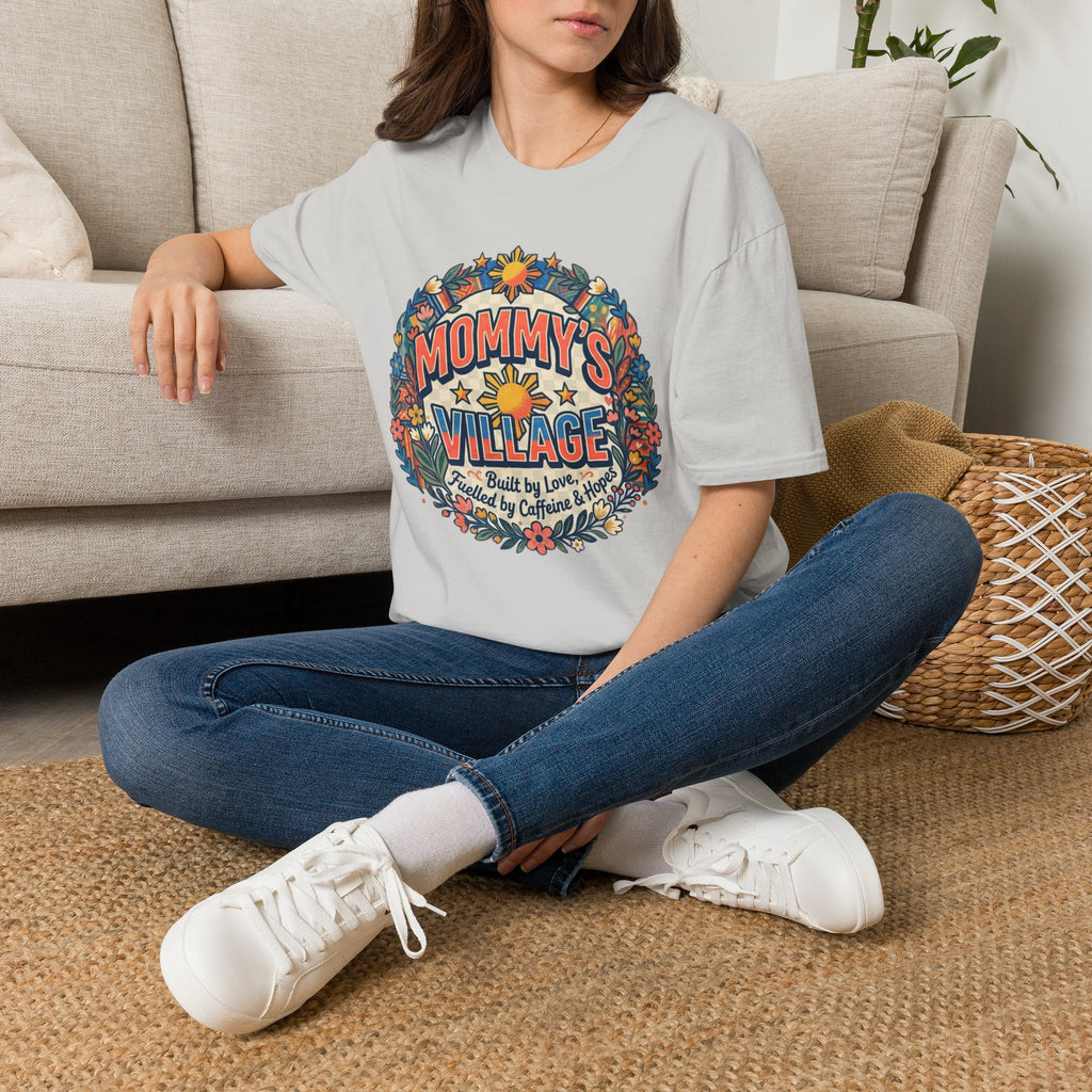 Mommy's Village T-Shirt — Philippines Sun Floral Mommy's Village Tee