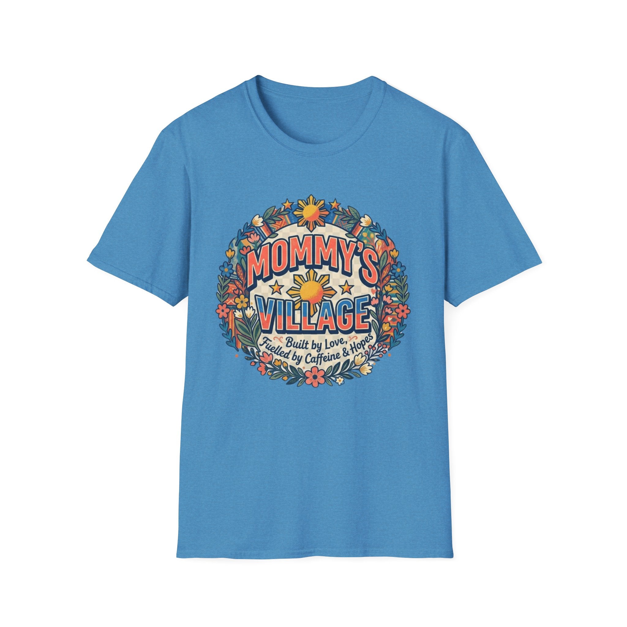 Mommy's Village T-Shirt — Philippines Sun Floral Mommy's Village Tee
