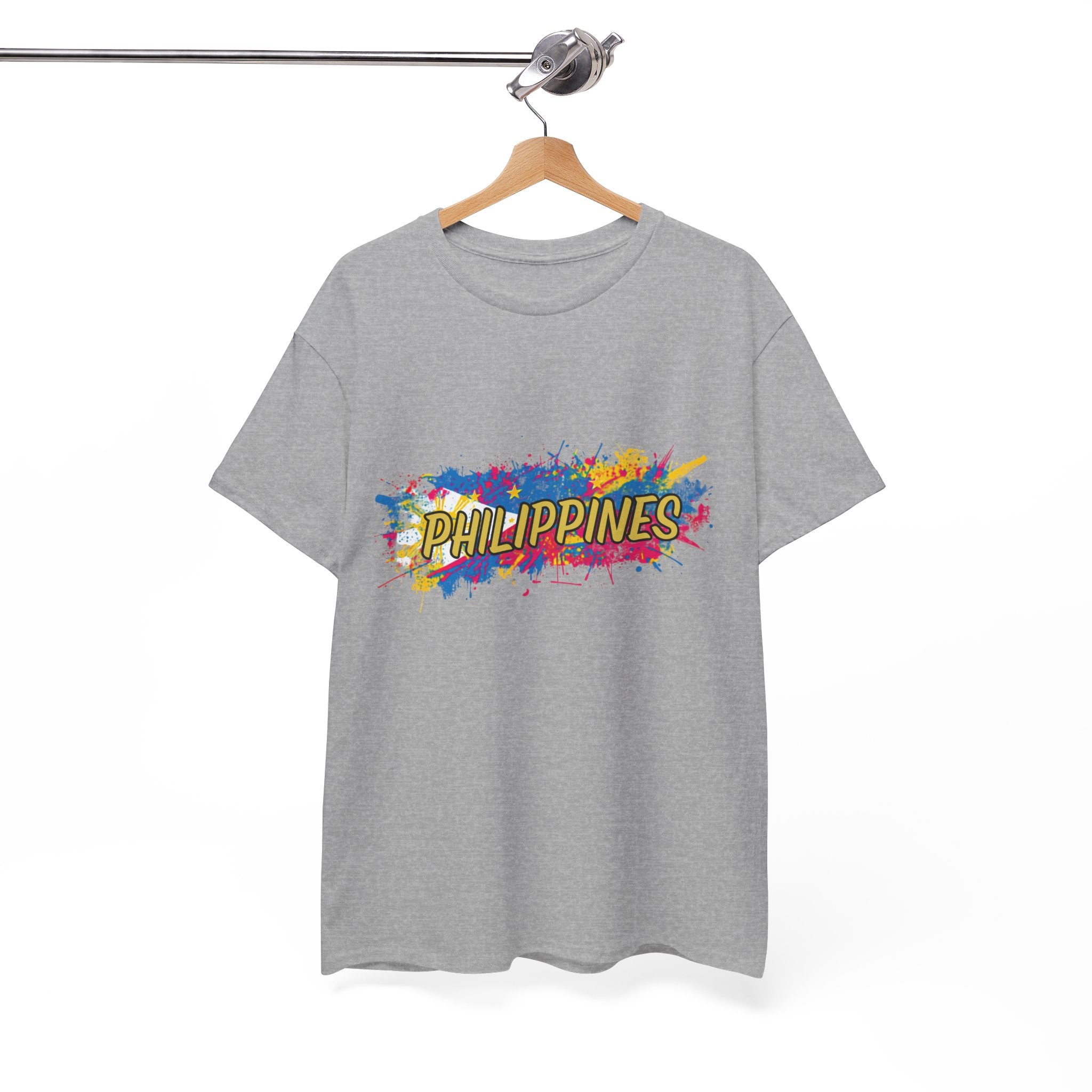 Philippines Color Splash T‑Shirt — Vibrant Filipino Pride Tee