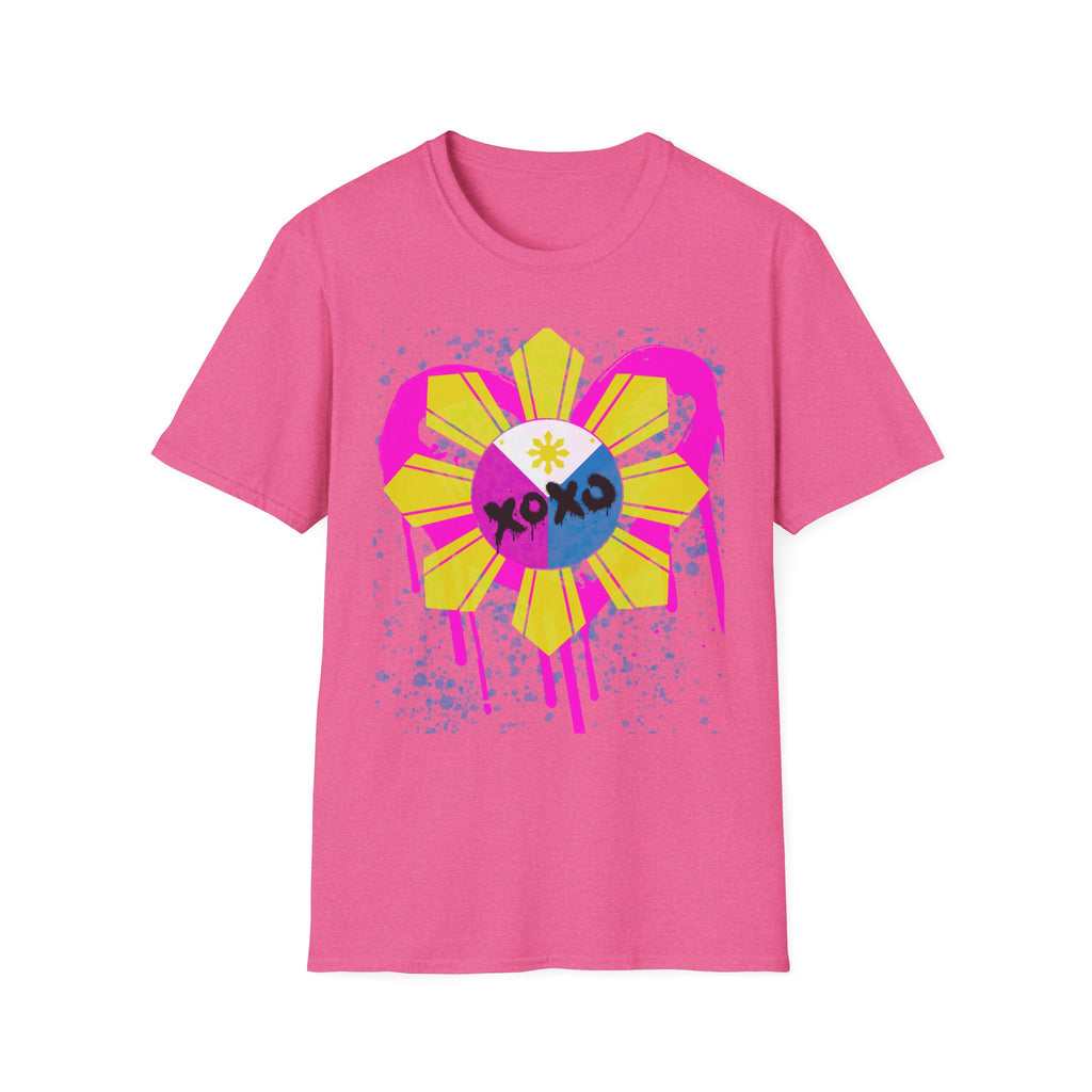 Pinay power Flower Graffiti T-Shirt bloom Tee