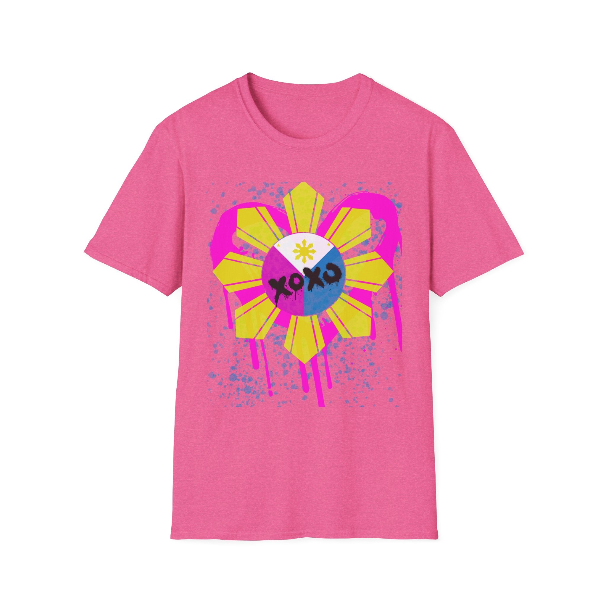 Pinay power Flower Graffiti T-Shirt bloom Tee