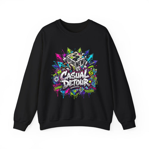 Graffiti Casual Detour Crewneck Sweatshirt