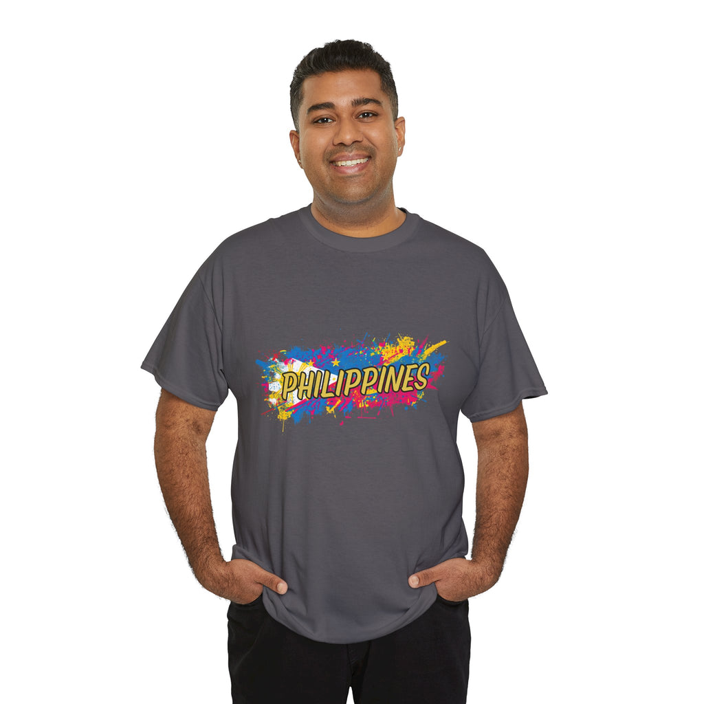 Philippines Color Splash T‑Shirt — Vibrant Filipino Pride Tee