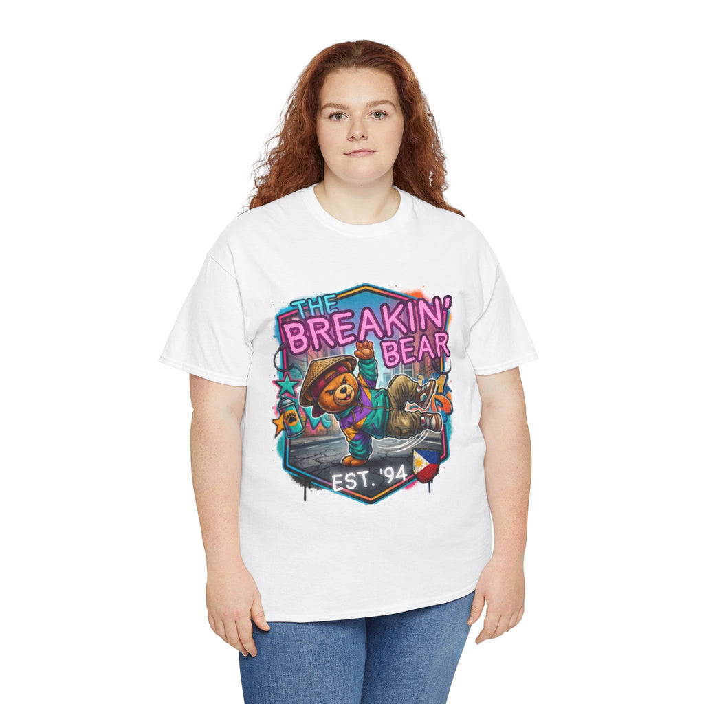 Breakin' Bear Graphic Tee — 'The Breakin' Bear' Est. '94 Retro Streetwear Filipino