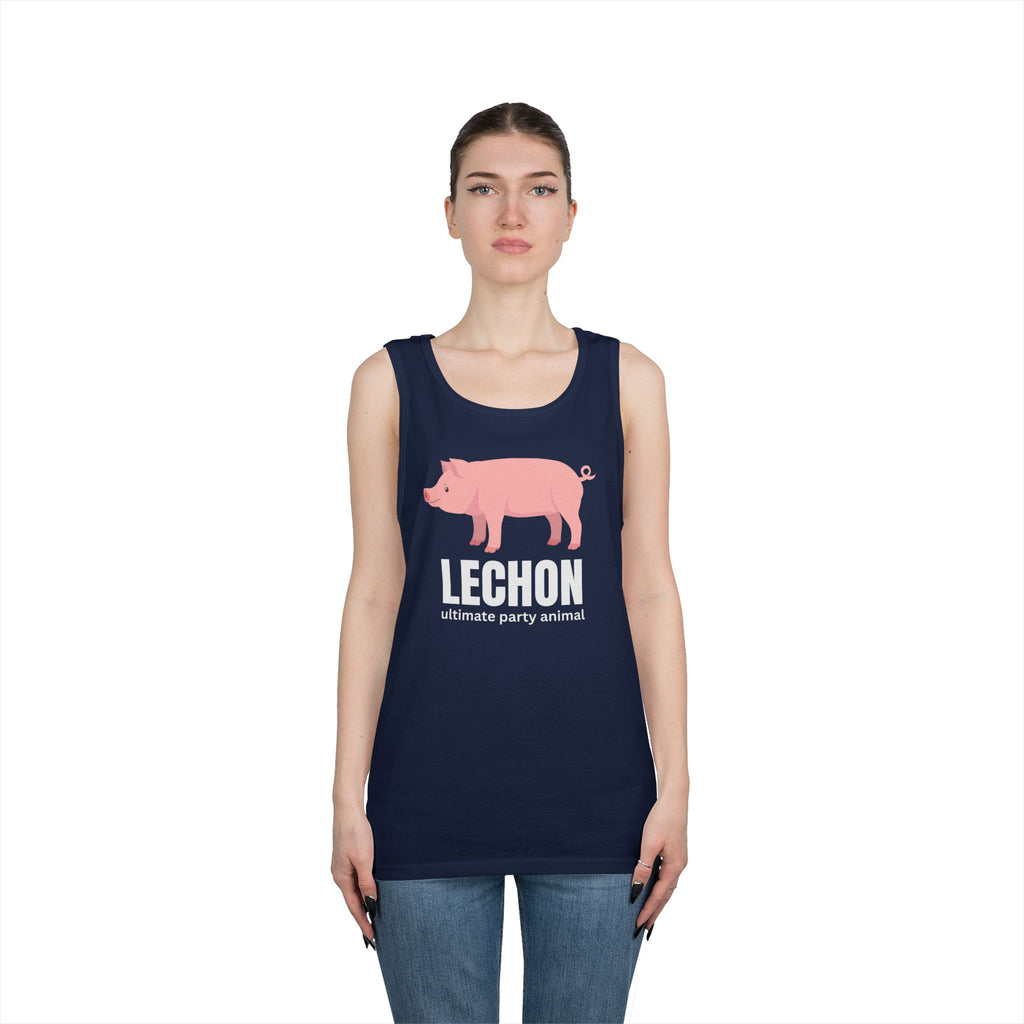 Lechon "Ultimate Party Animal" Tank Top — Funny Filipino Pig Roast Tee