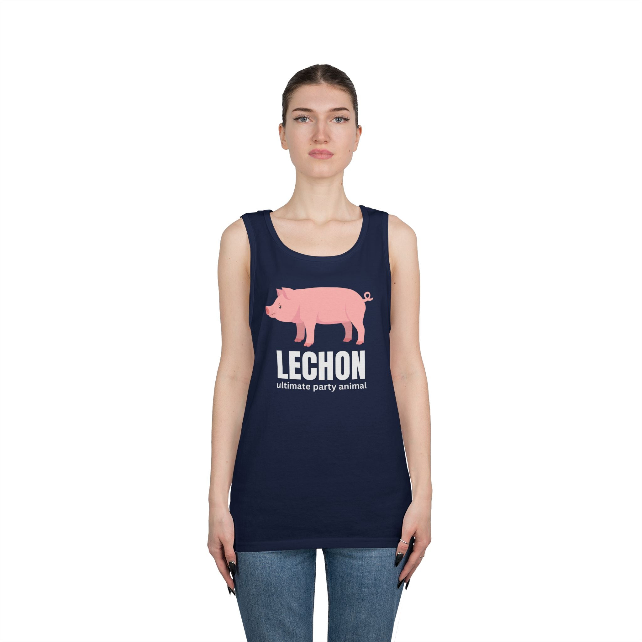 Lechon "Ultimate Party Animal" Tank Top — Funny Filipino Pig Roast Tee