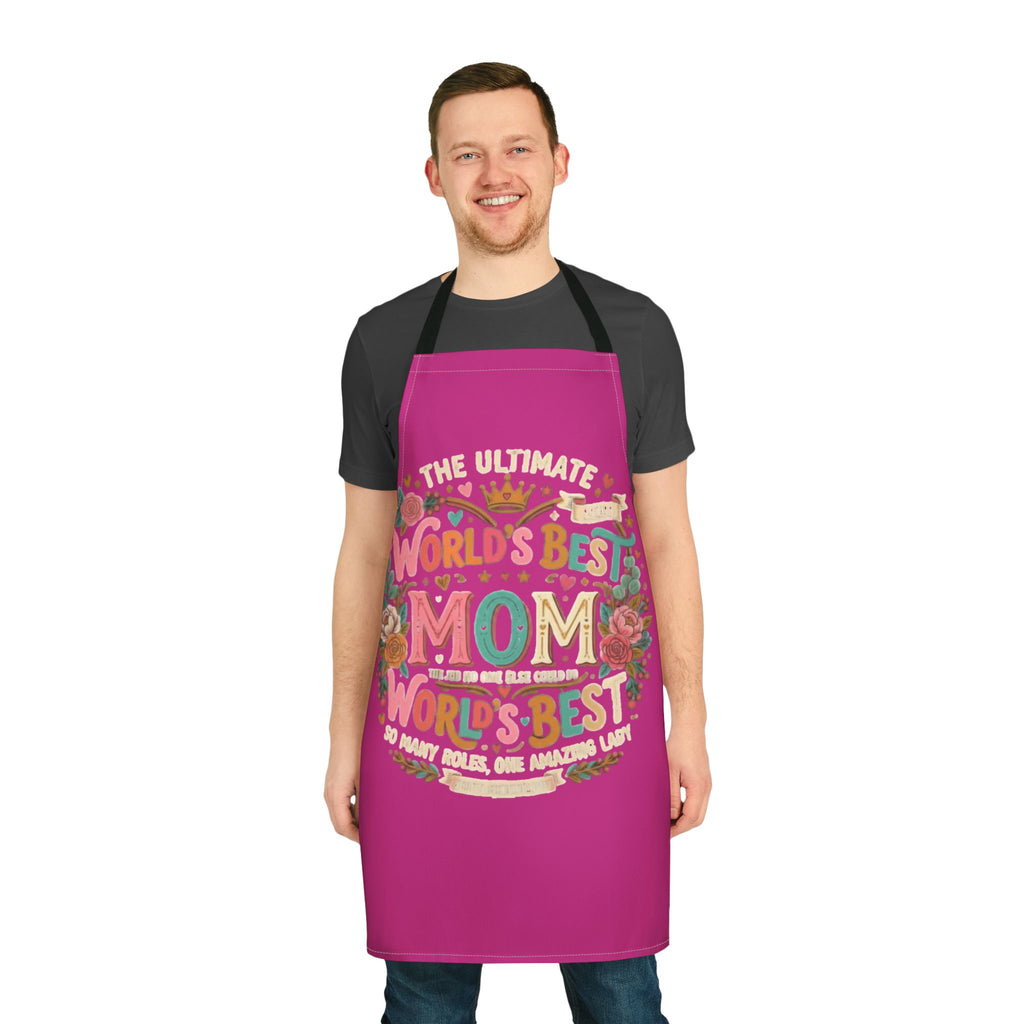 World's Best Mom Floral Apron — Ultimate Mother's Day Gift
