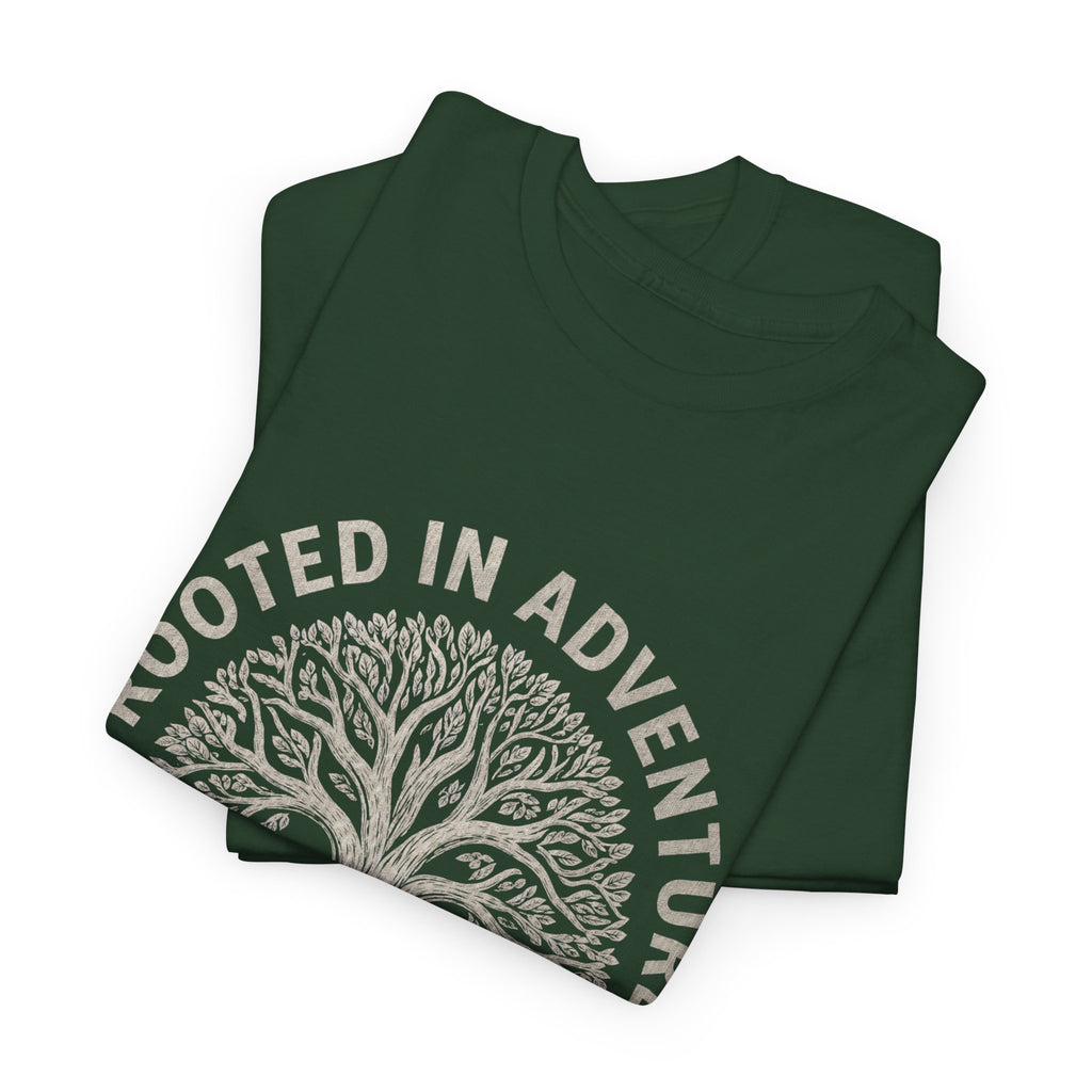 Adventure Tree T‑Shirt — "Rooted in Adventure, Casual Detour" Outdoor Graphic Tee