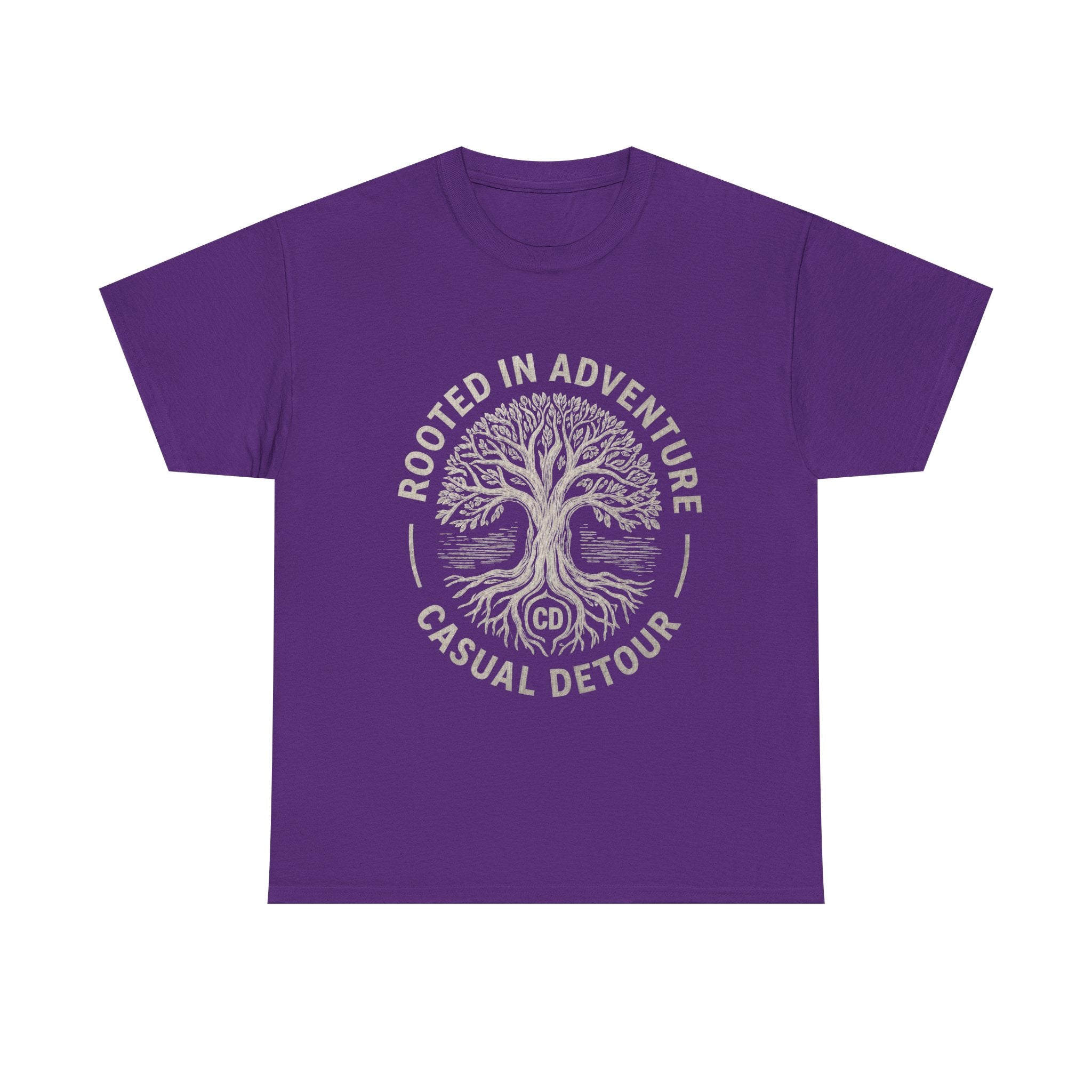 Adventure Tree T‑Shirt — "Rooted in Adventure, Casual Detour" Outdoor Graphic Tee