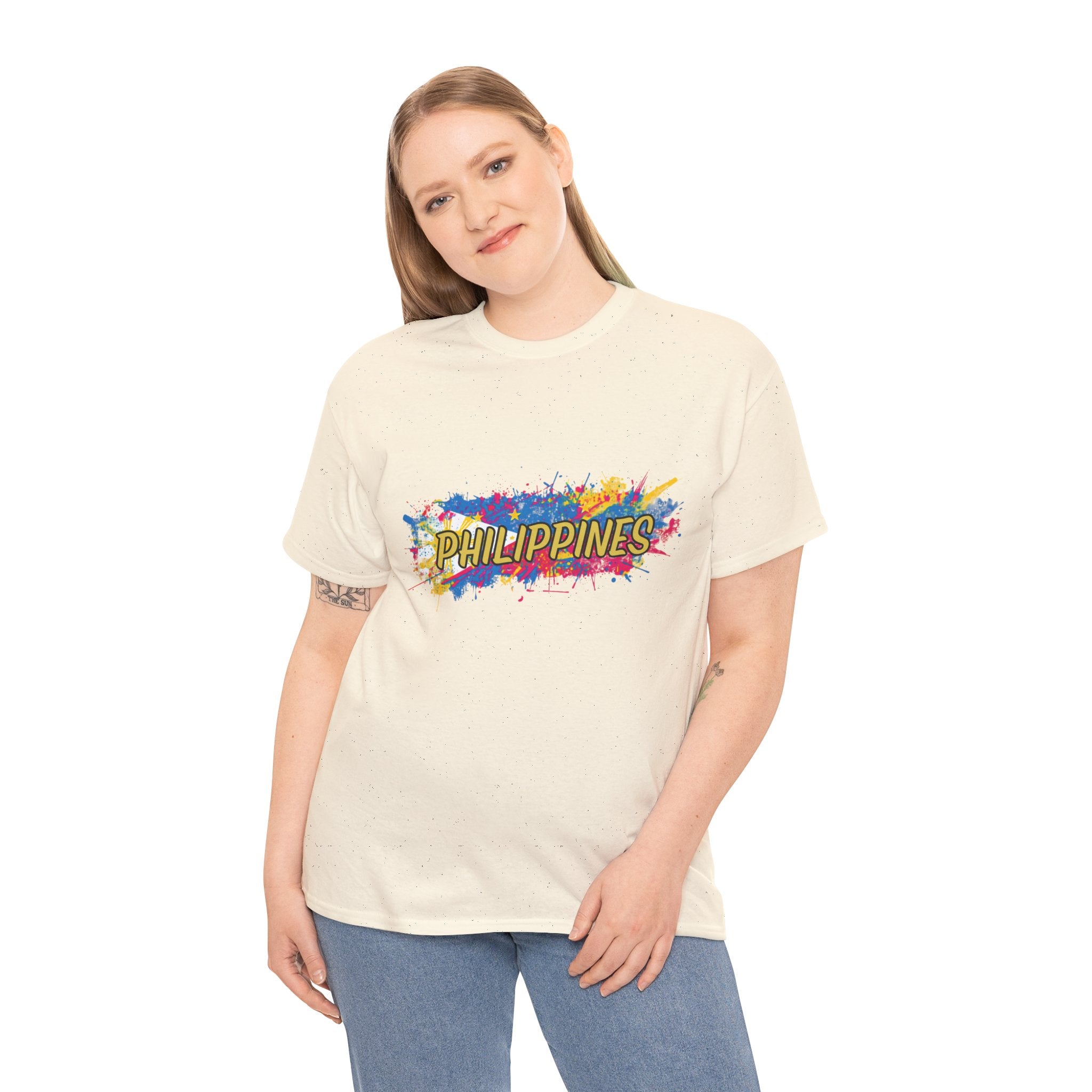 Philippines Color Splash T‑Shirt — Vibrant Filipino Pride Tee