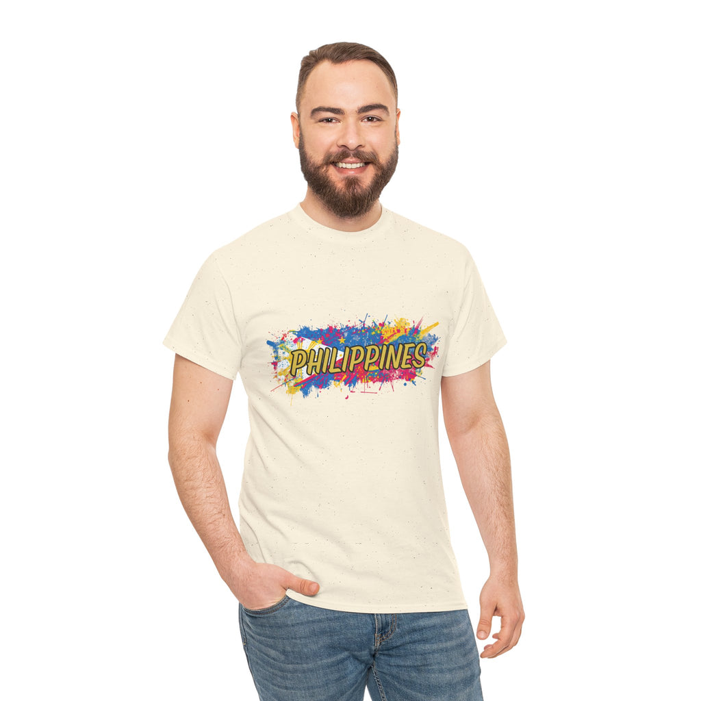 Philippines Color Splash T‑Shirt — Vibrant Filipino Pride Tee