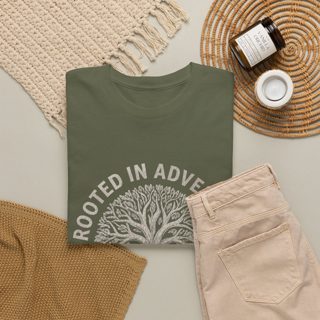 Adventure Tree T‑Shirt — "Rooted in Adventure, Casual Detour" Outdoor Graphic Tee