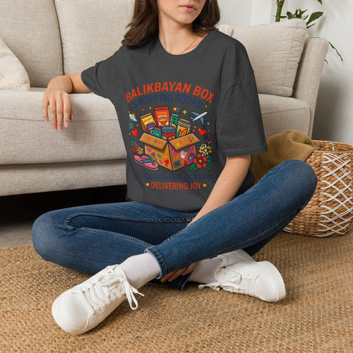Balikbayan Box T-Shirt — "Balikbayan Box Shopping Squad" Filipino Care Package Tee