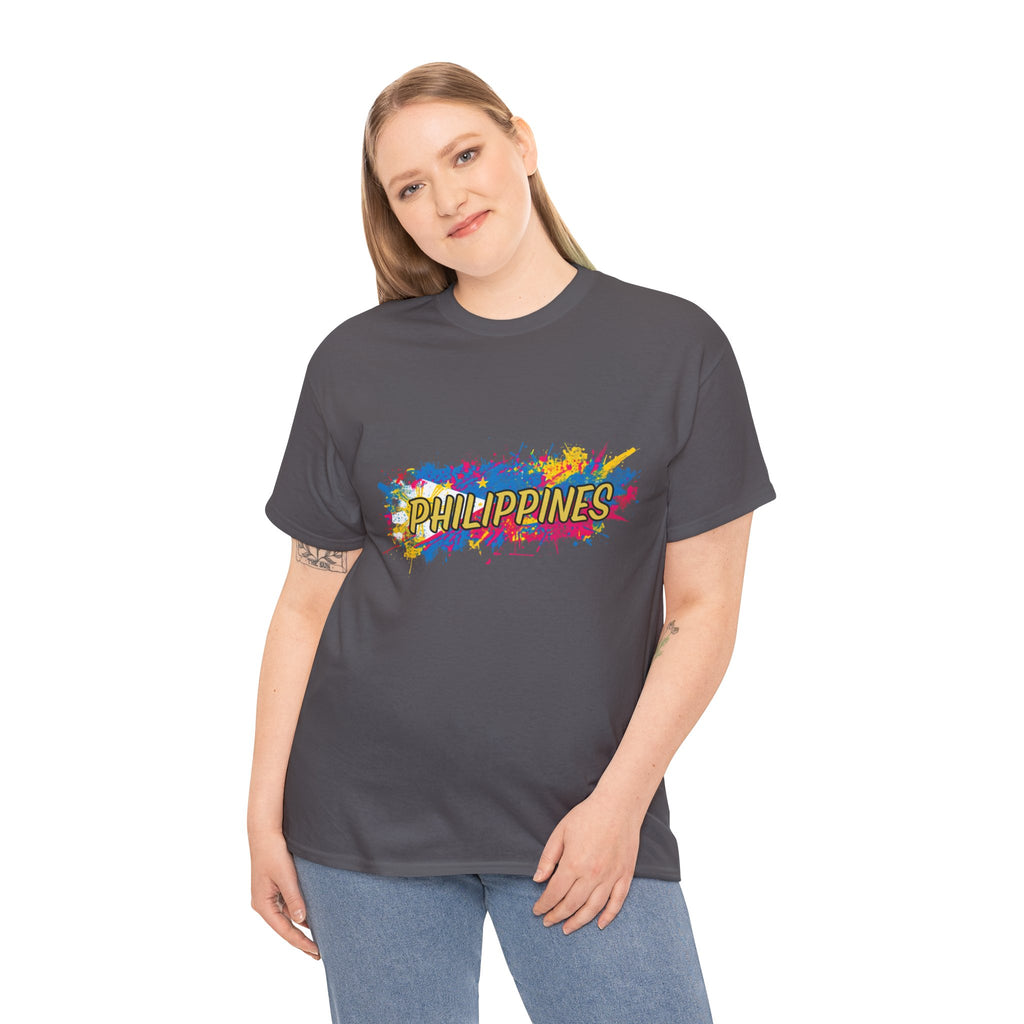 Philippines Color Splash T‑Shirt — Vibrant Filipino Pride Tee