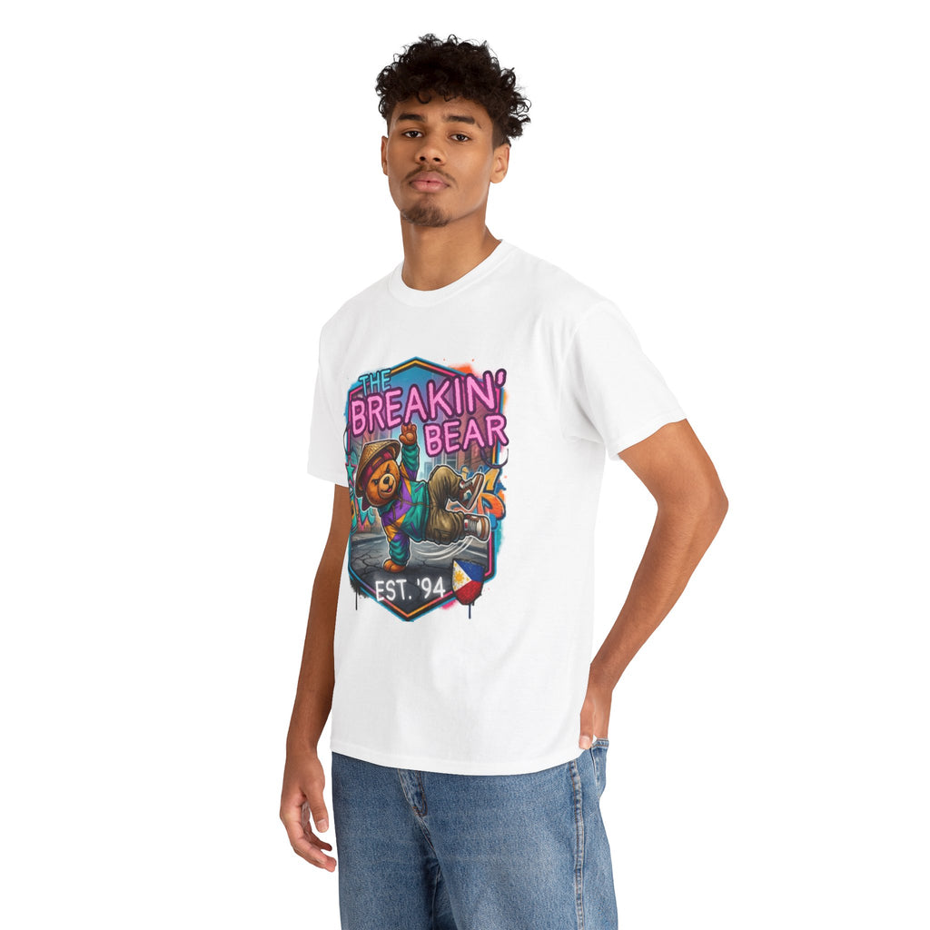 Breakin' Bear Graphic Tee — 'The Breakin' Bear' Est. '94 Retro Streetwear Filipino