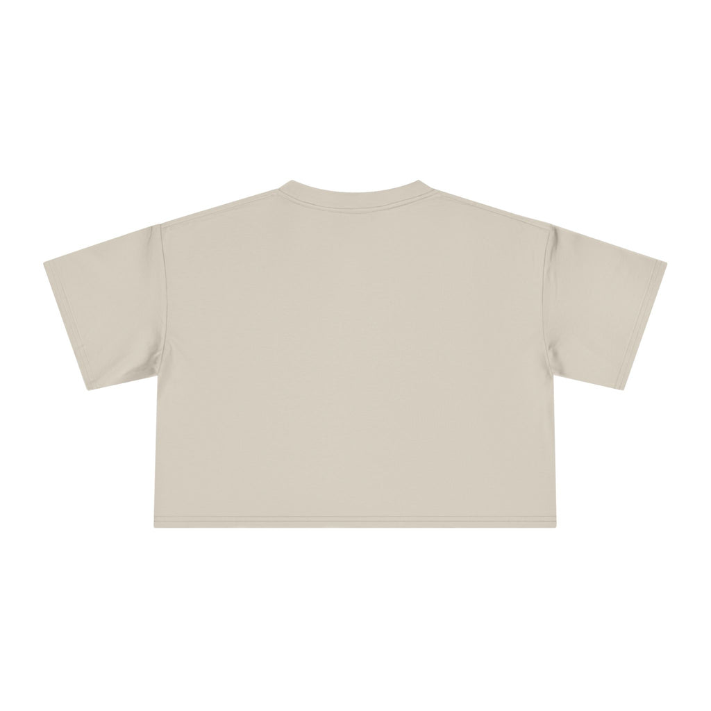 Crop Tee — "Why Fit In When You Were Born to Stand Out" Flamingo Graphic