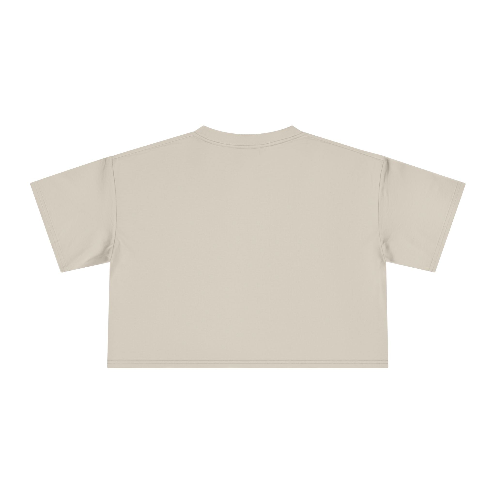 Crop Tee — "Why Fit In When You Were Born to Stand Out" Flamingo Graphic