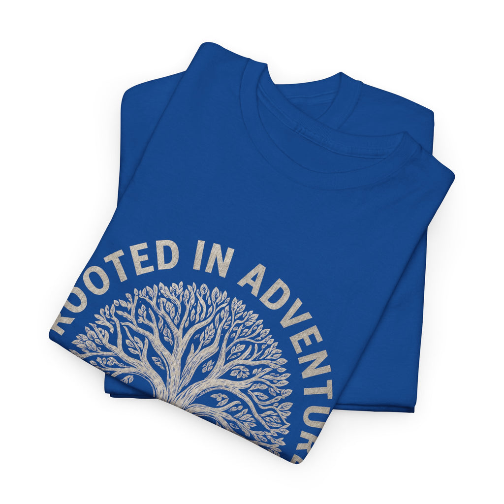 Adventure Tree T‑Shirt — "Rooted in Adventure, Casual Detour" Outdoor Graphic Tee