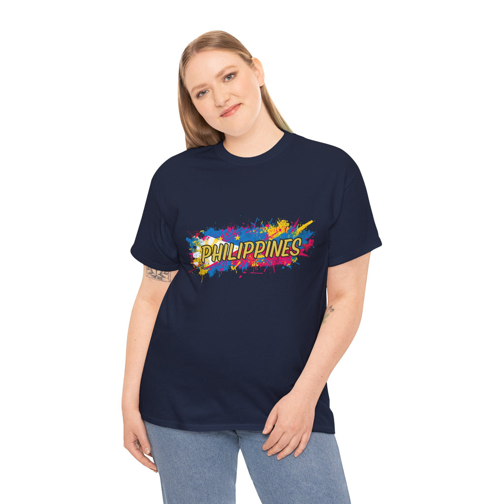 Philippines Color Splash T‑Shirt — Vibrant Filipino Pride Tee