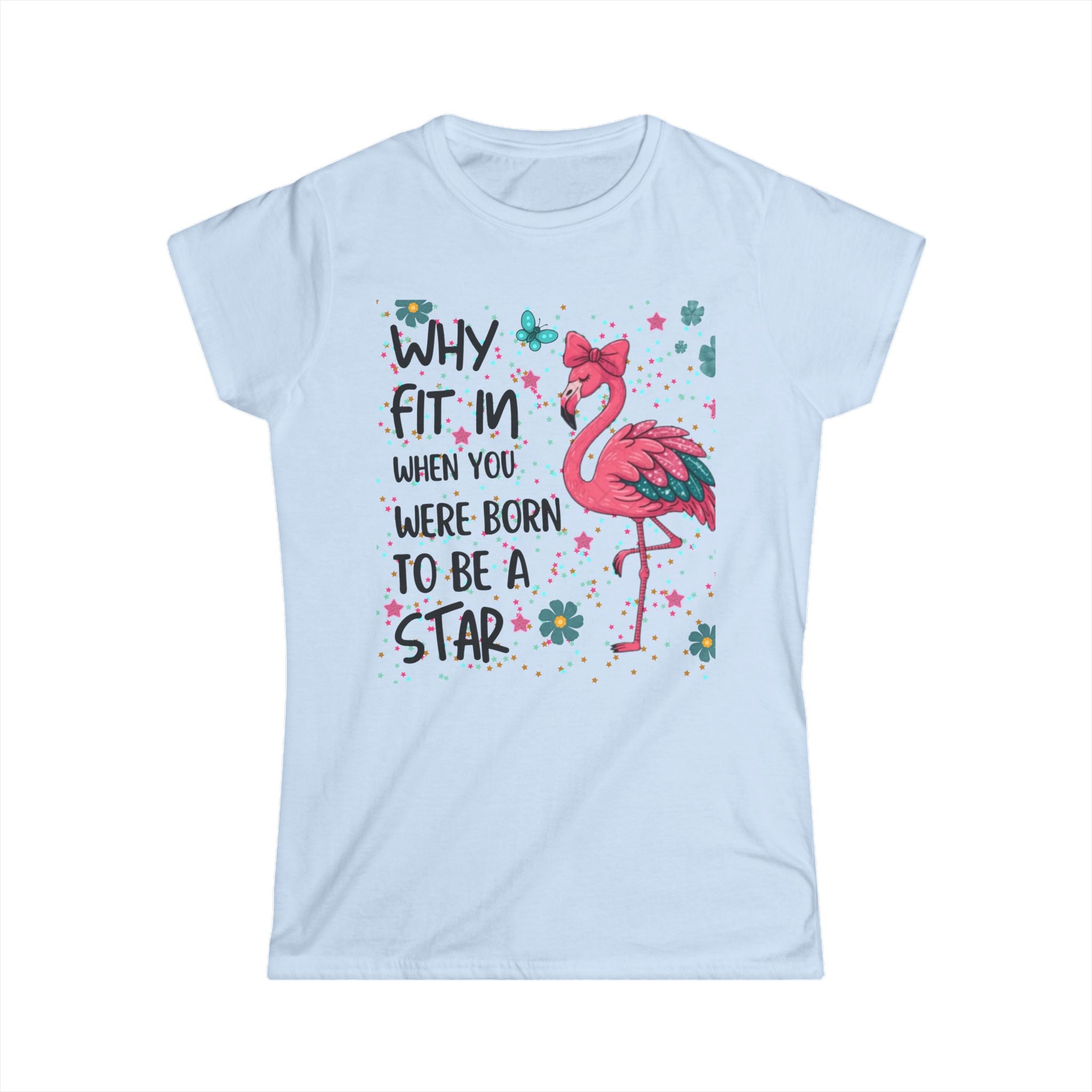 Flamingo "Born to Be a Star" Women's Tee