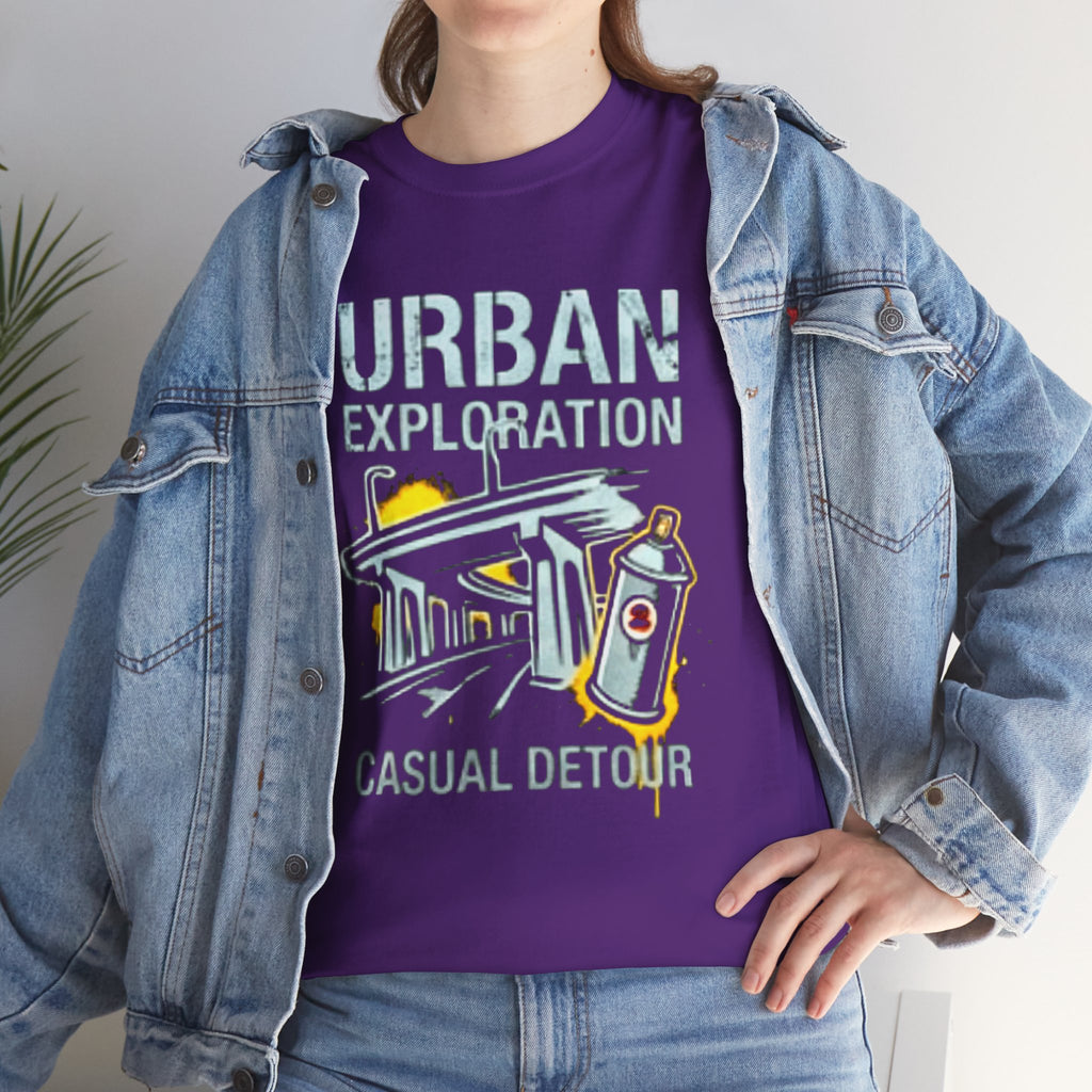 Urban Exploration T‑Shirt — 'Urban Exploration: Casual Detour' Street Adventure Tee