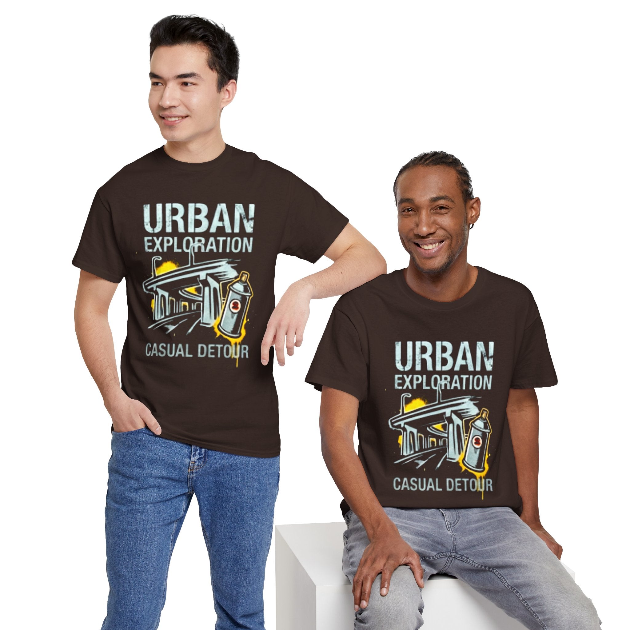 Urban Exploration T‑Shirt — 'Urban Exploration: Casual Detour' Street Adventure Tee