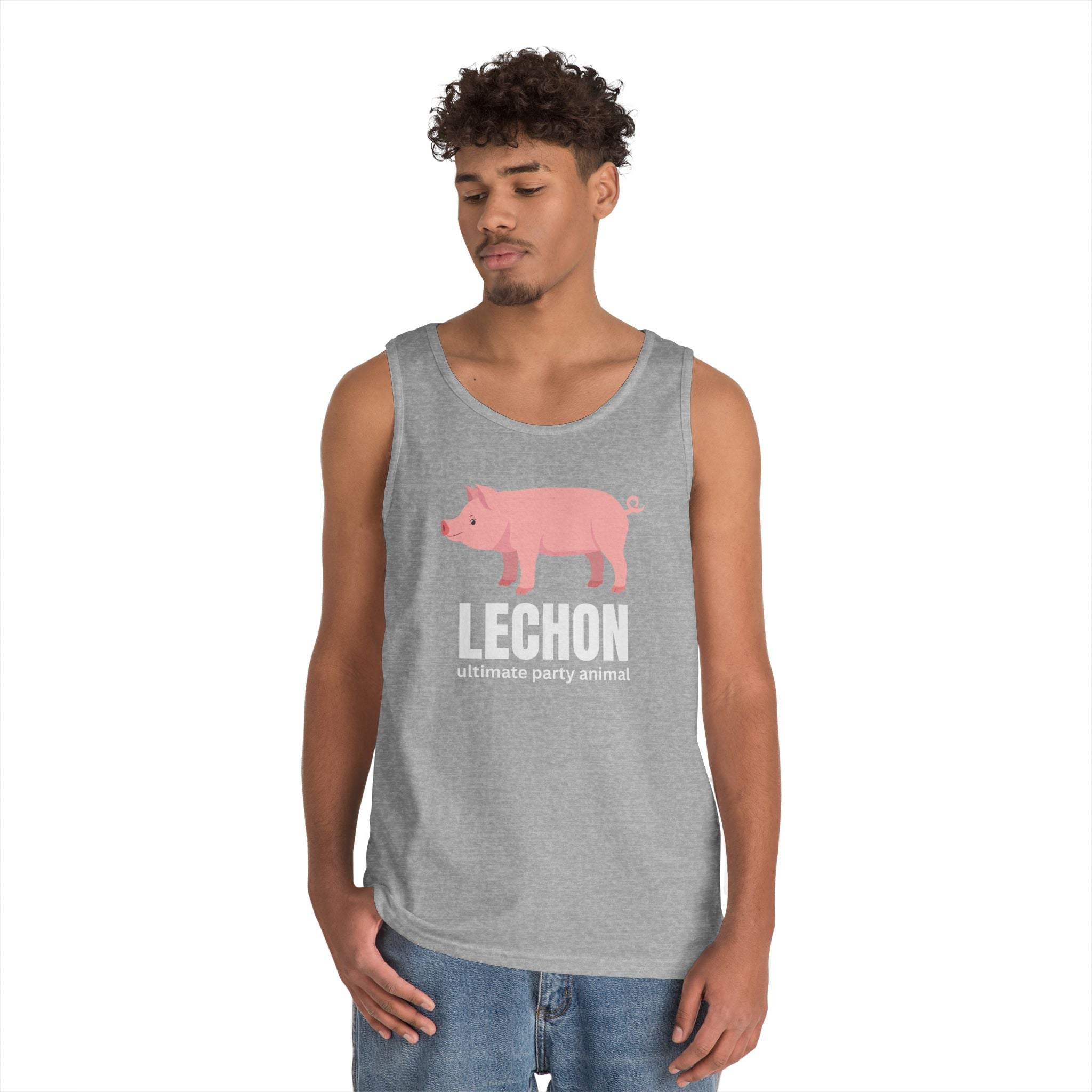 Lechon "Ultimate Party Animal" Tank Top — Funny Filipino Pig Roast Tee