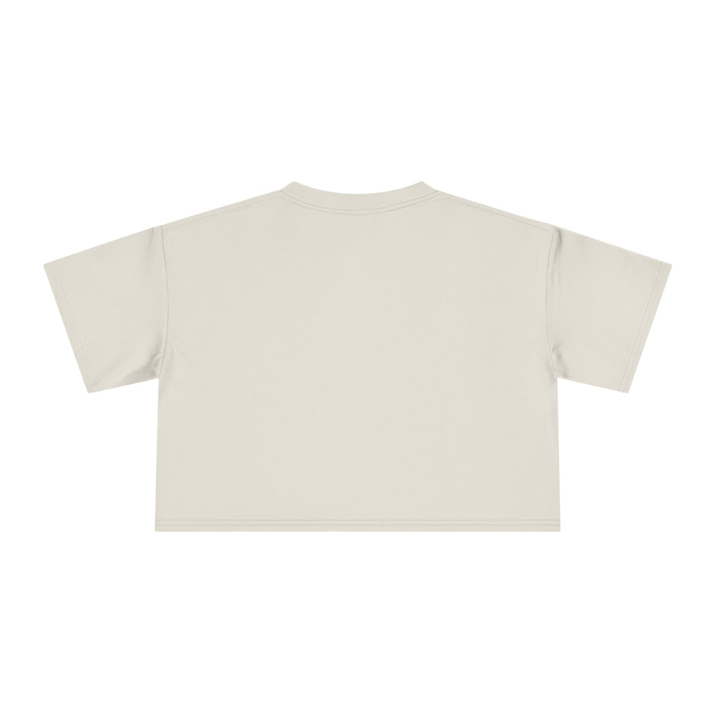 Crop Tee — "Why Fit In When You Were Born to Stand Out" Flamingo Graphic