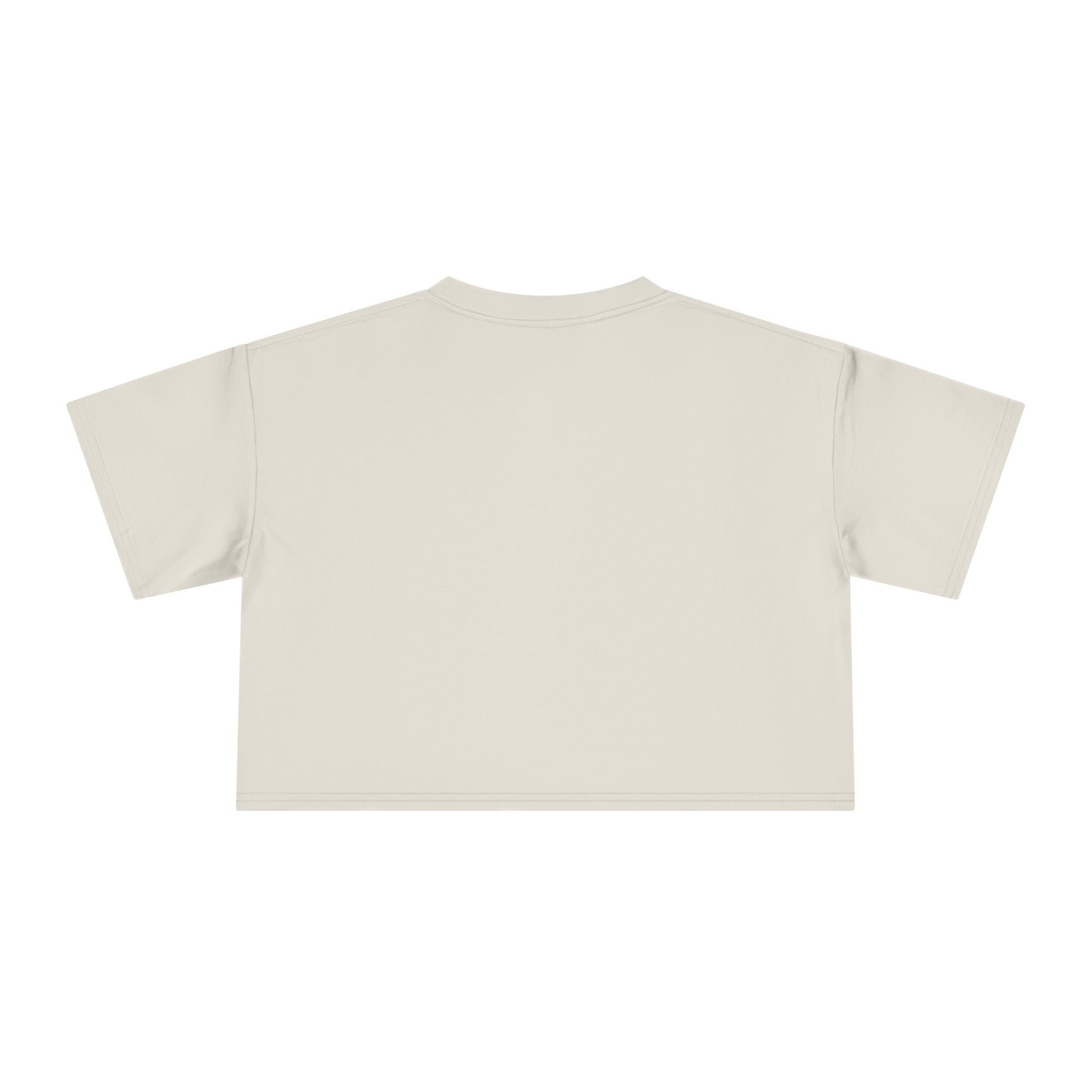 Crop Tee — "Why Fit In When You Were Born to Stand Out" Flamingo Graphic