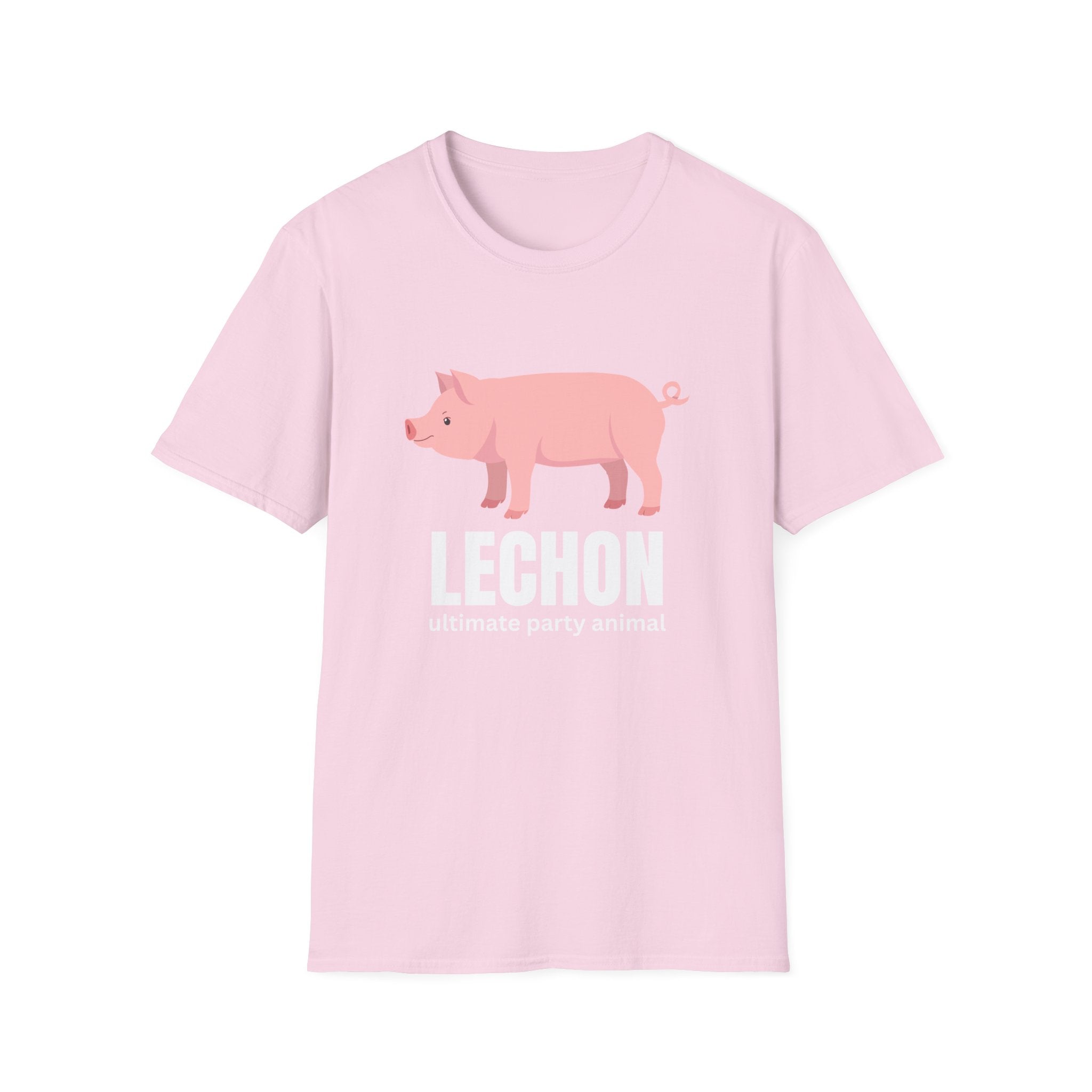 Lechon Pig T-Shirt — “Lechon: ultimate party animal” Funny Filipino Roast Pork Tee