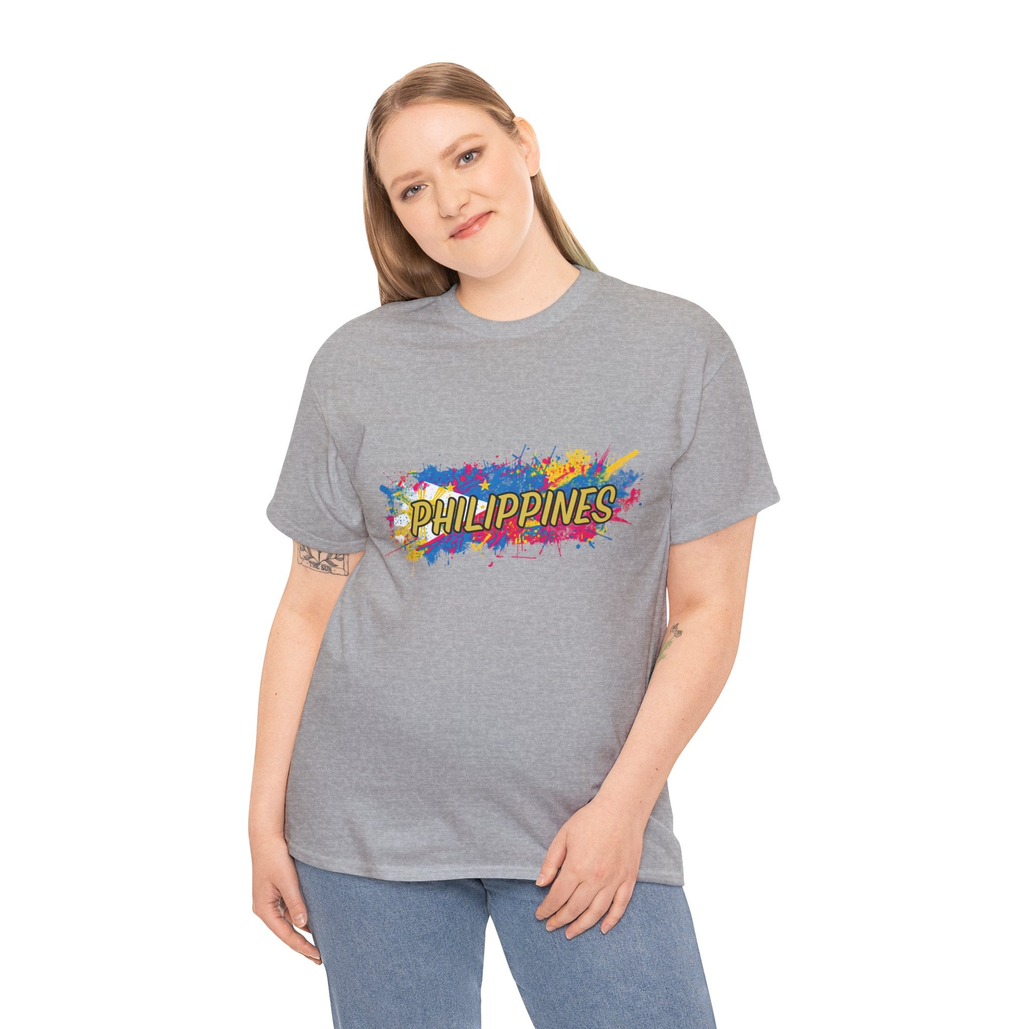 Philippines Color Splash T‑Shirt — Vibrant Filipino Pride Tee