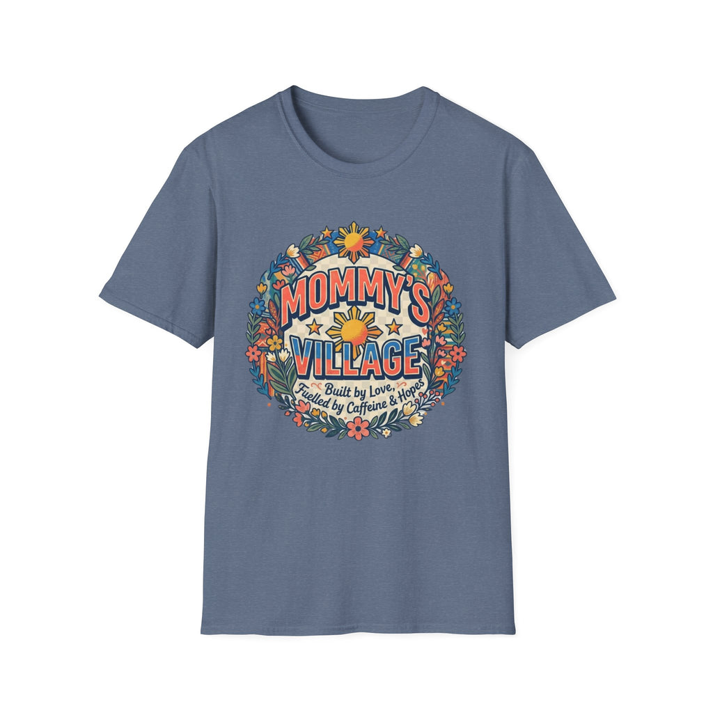 Mommy's Village T-Shirt — Philippines Sun Floral Mommy's Village Tee