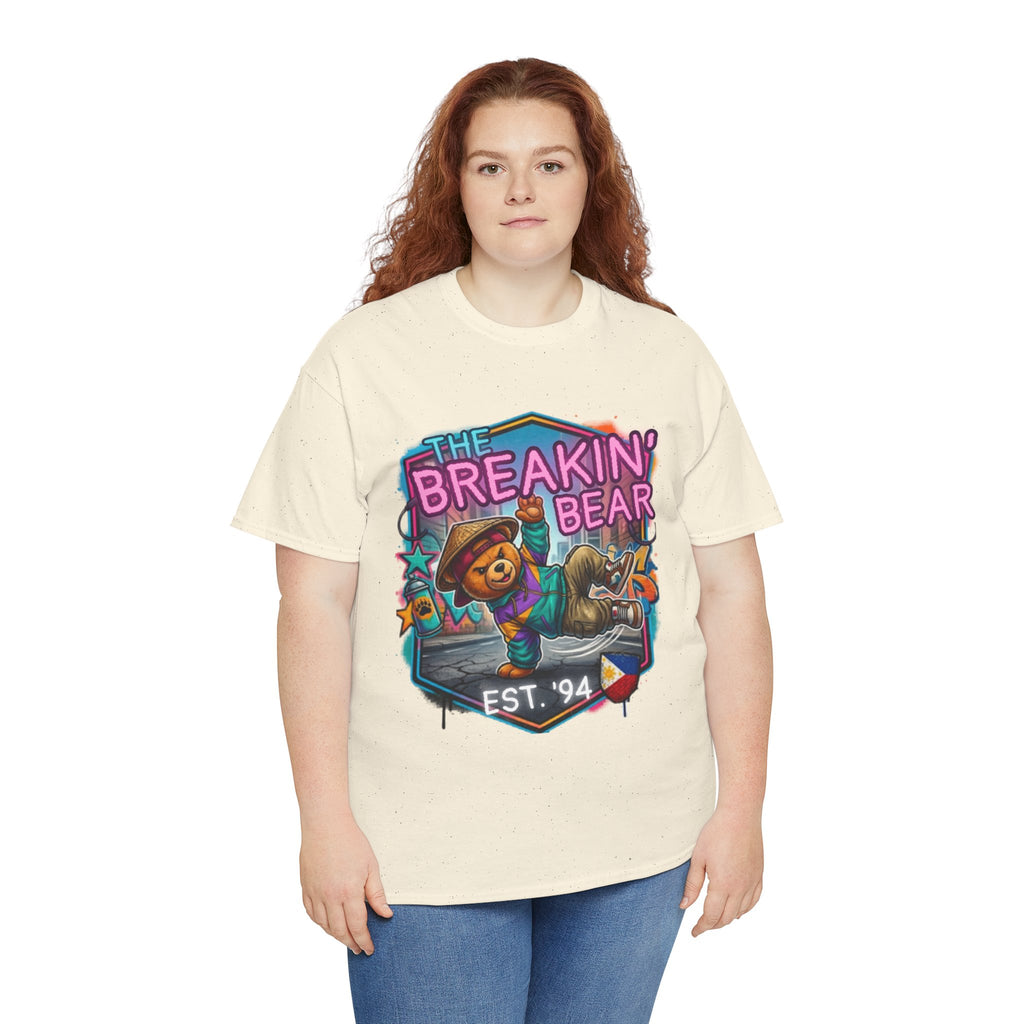 Breakin' Bear Graphic Tee — 'The Breakin' Bear' Est. '94 Retro Streetwear Filipino