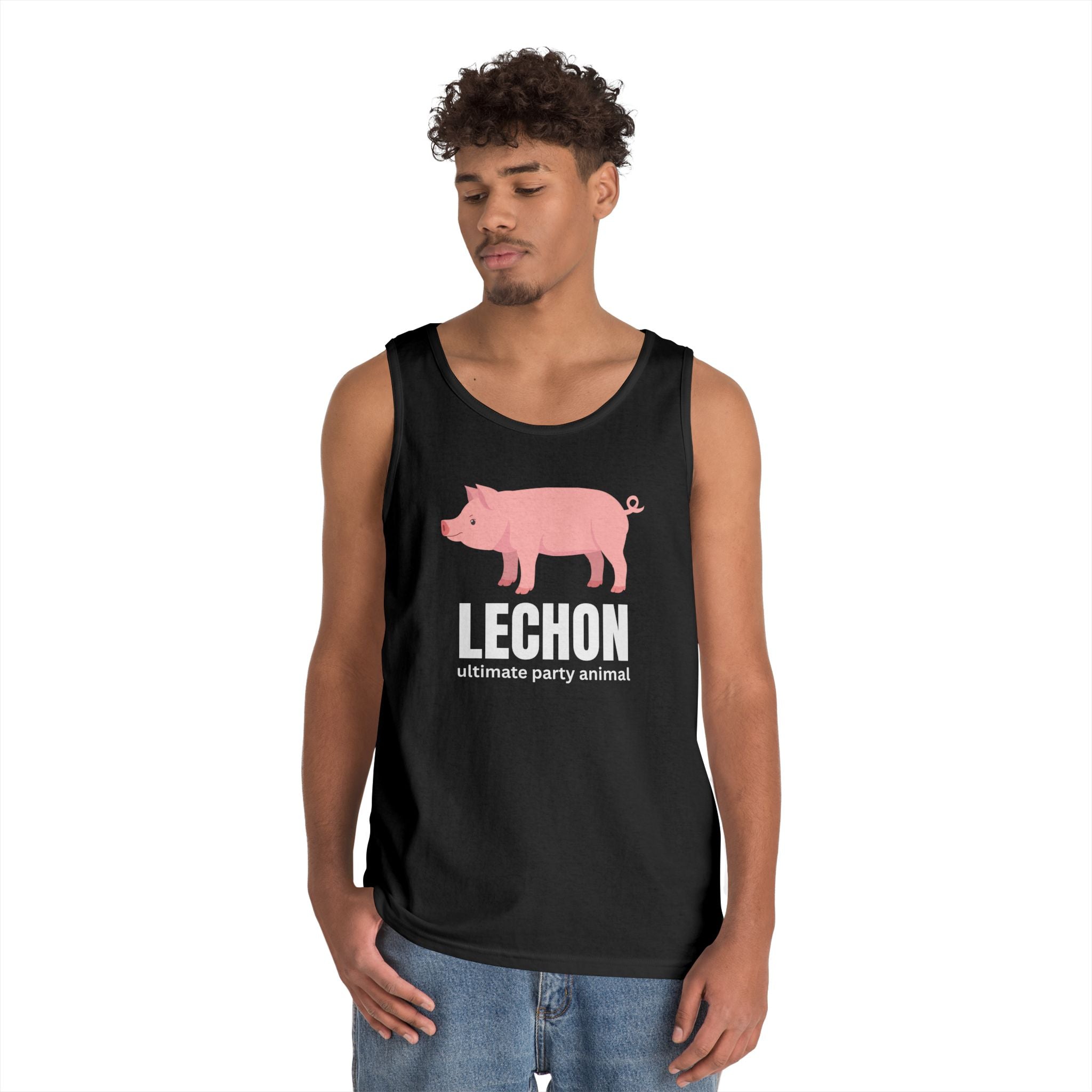 Lechon "Ultimate Party Animal" Tank Top — Funny Filipino Pig Roast Tee