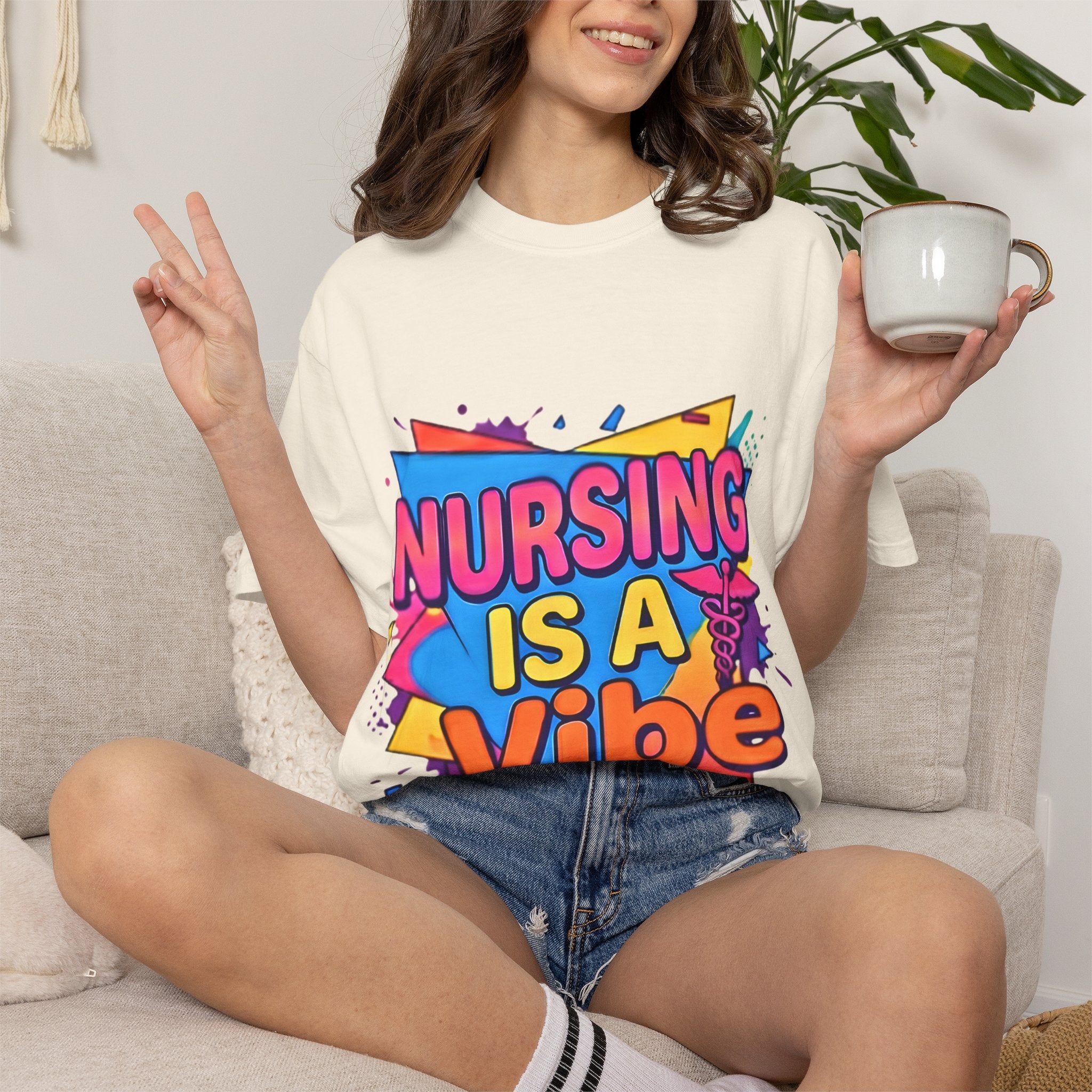 "Nursing Is A Vibe" t-shirt