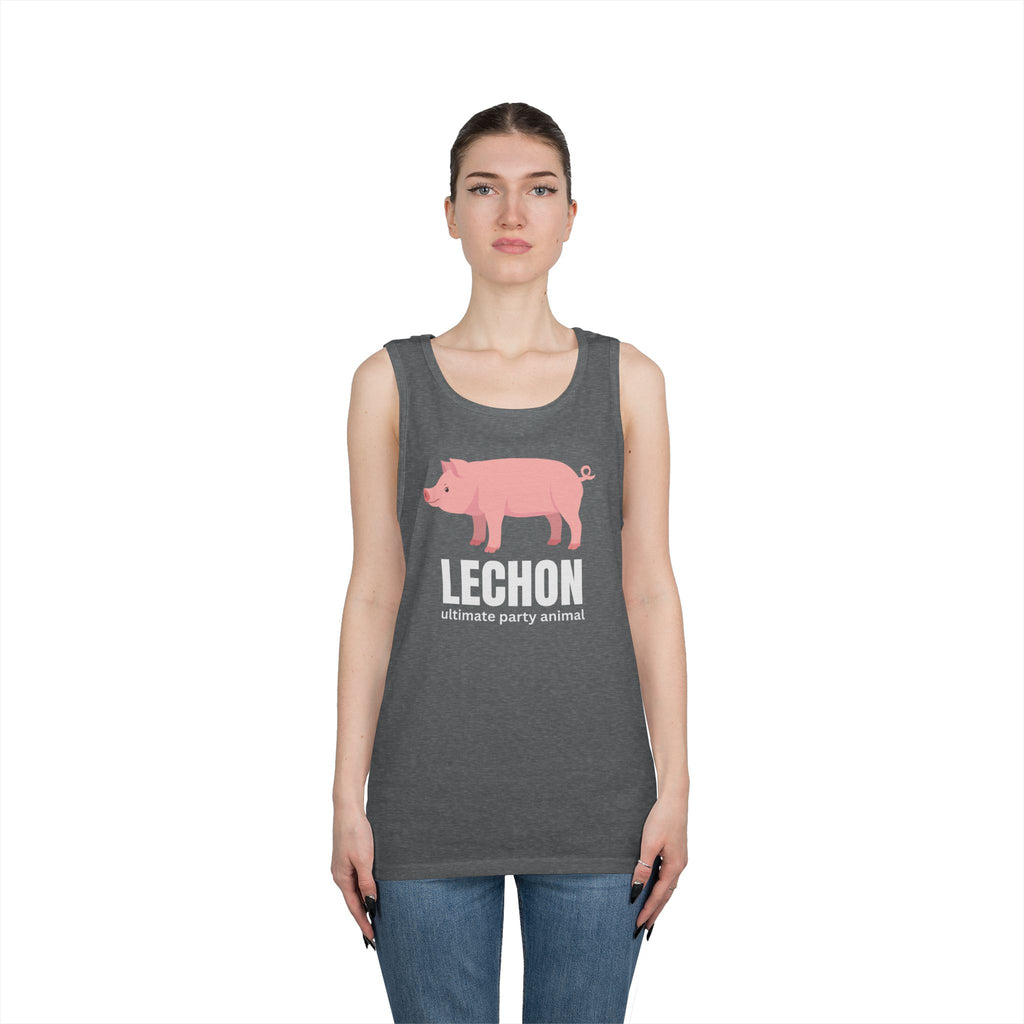 Lechon "Ultimate Party Animal" Tank Top — Funny Filipino Pig Roast Tee