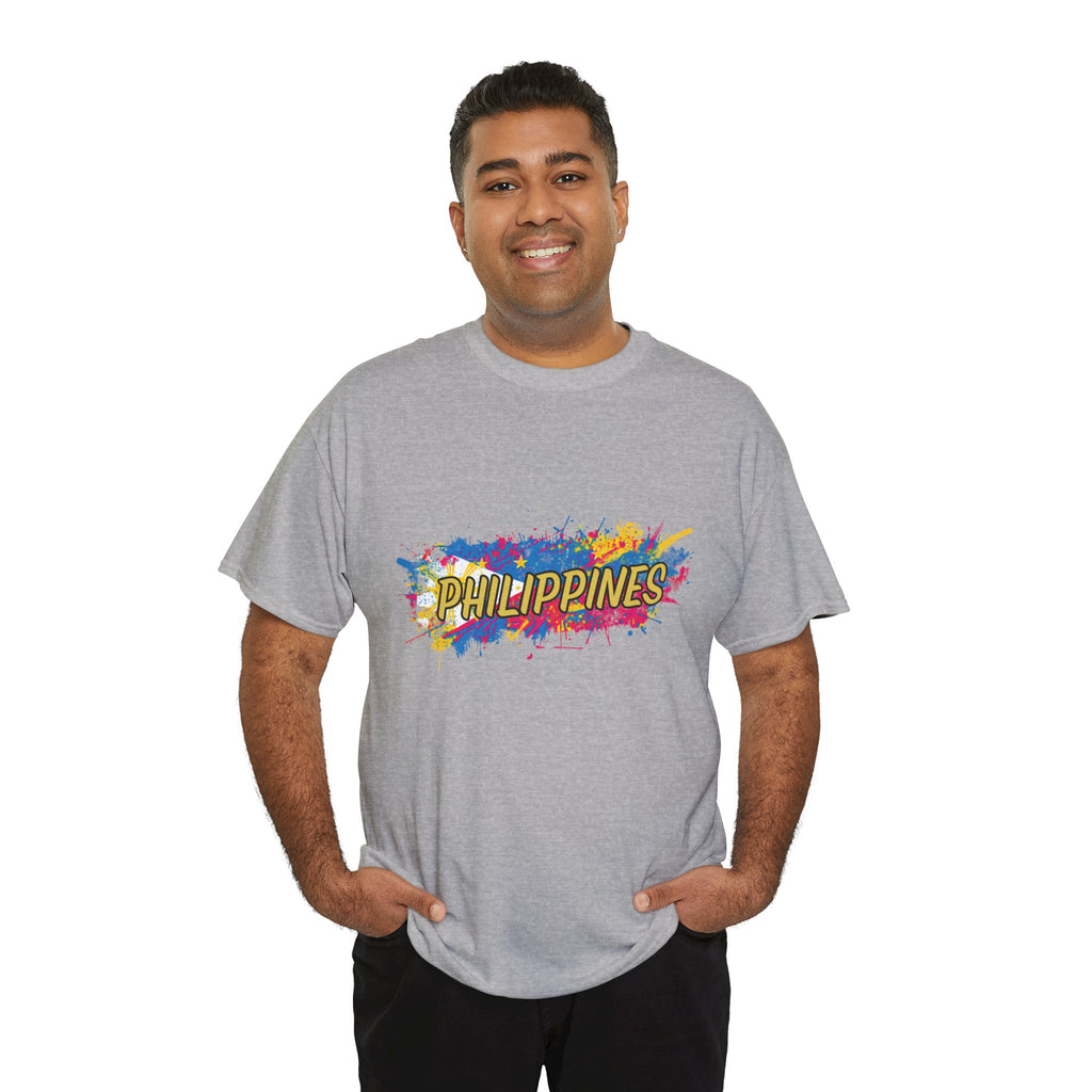 Philippines Color Splash T‑Shirt — Vibrant Filipino Pride Tee